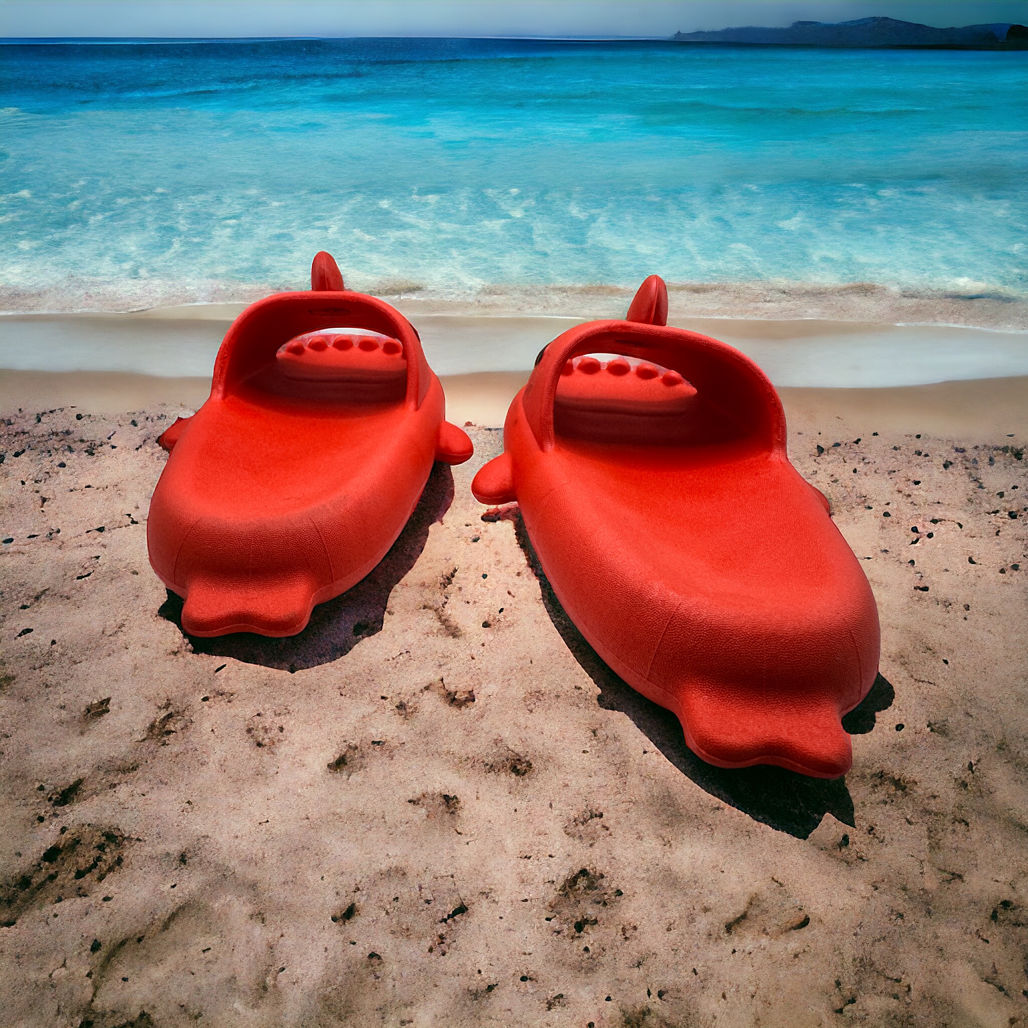 Sandalia Chancla Confort Tiburón Adulto Colores.
