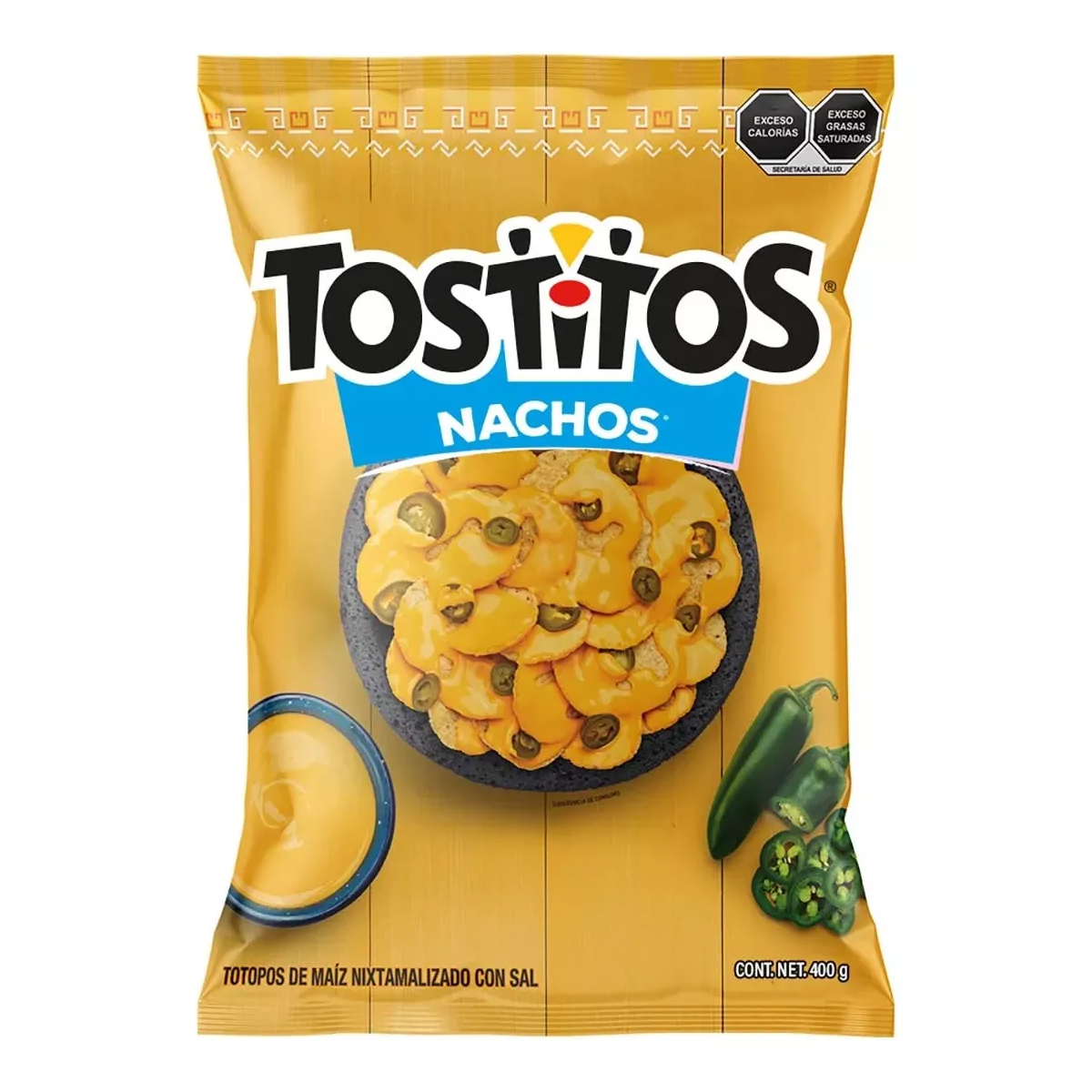 Tostitos Nacho Sal 2 Piezas de 400 gramos c/u