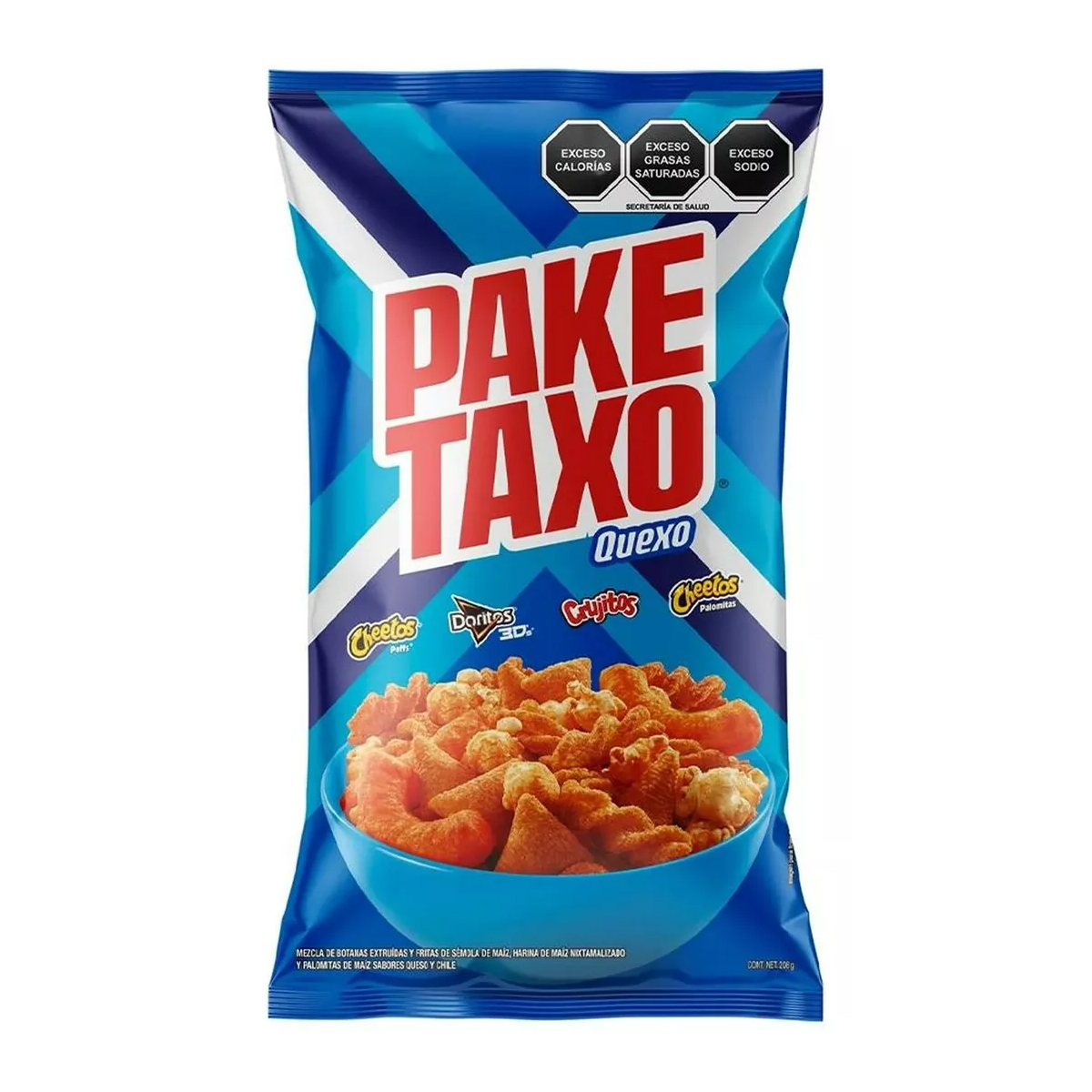 Sabritas Paketaxo Queso 3 Piezas de 208 gramos c/u