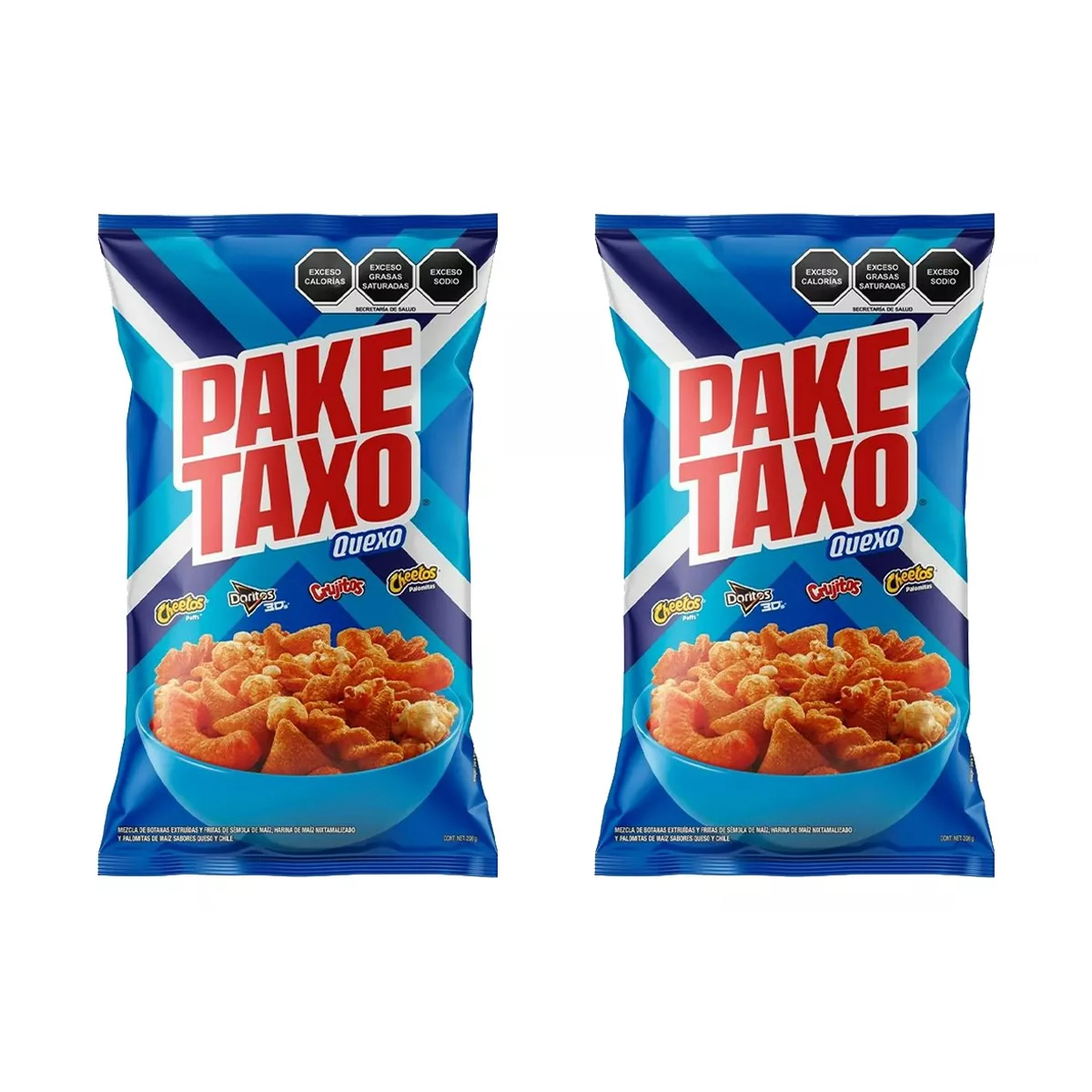 Sabritas Paketaxo Queso 2 Piezas de 208 gramos c/u