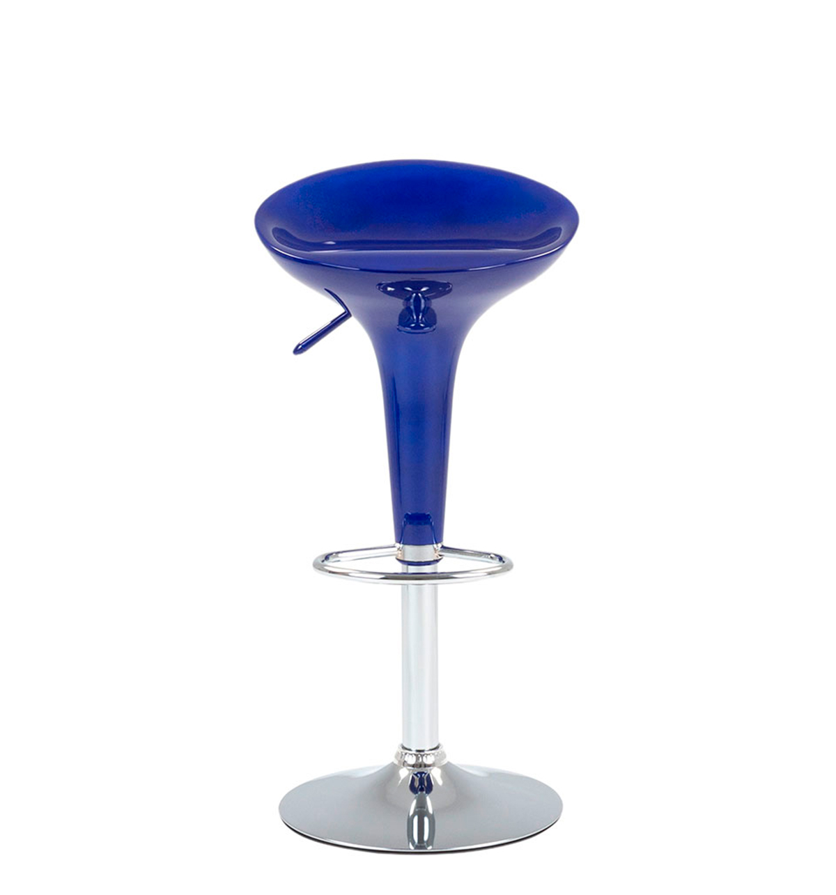 Banco Alto Para Barra Sánchez  Color Azul