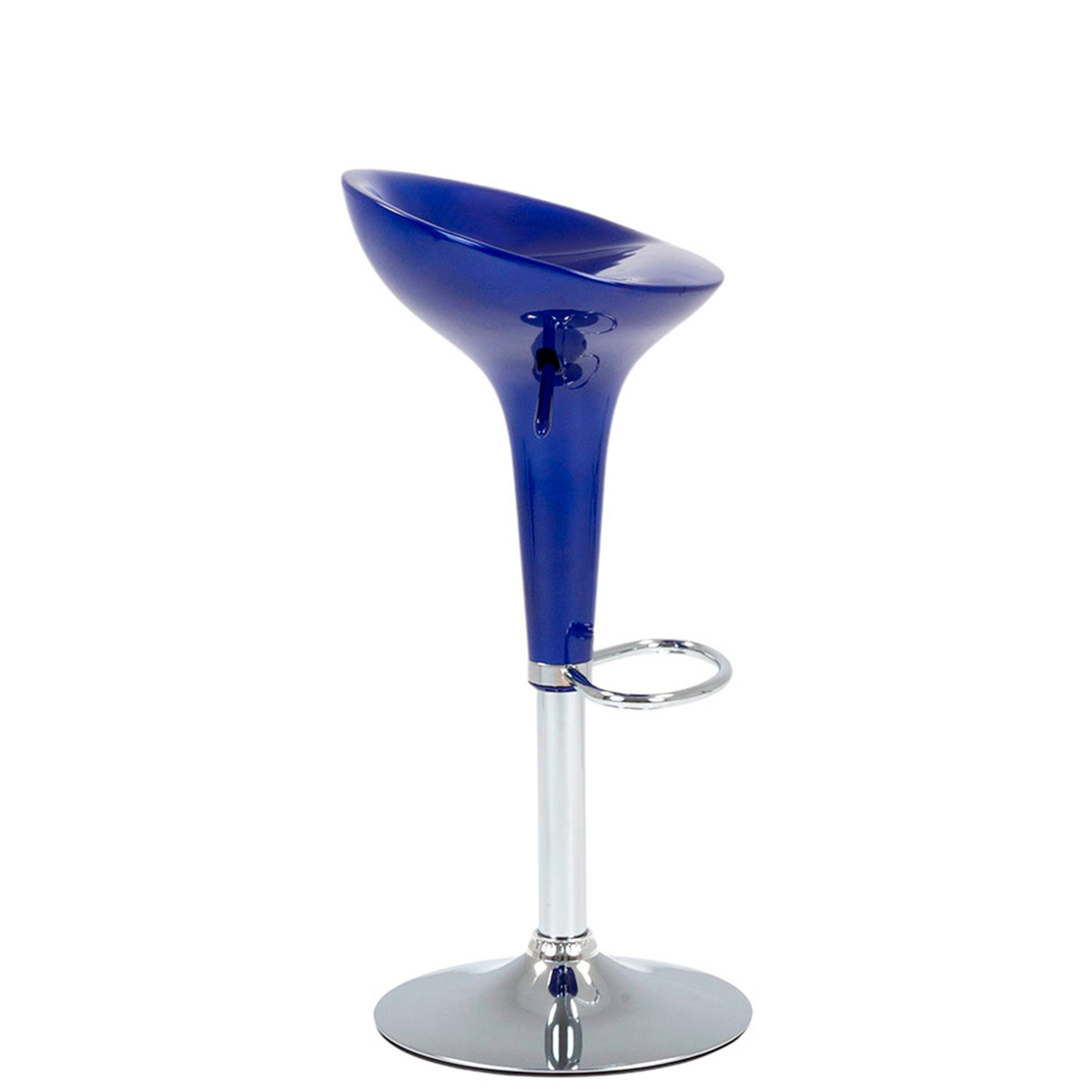 Banco Alto Para Barra Sánchez  Color Azul