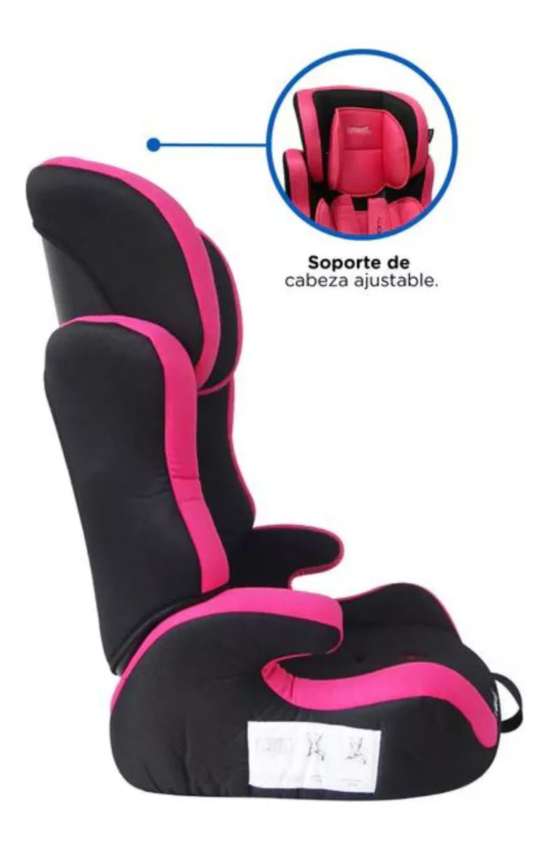 Autoasiento Booster Grupo 1, 2 Y 3 Infanti Track Fit - Rosa
