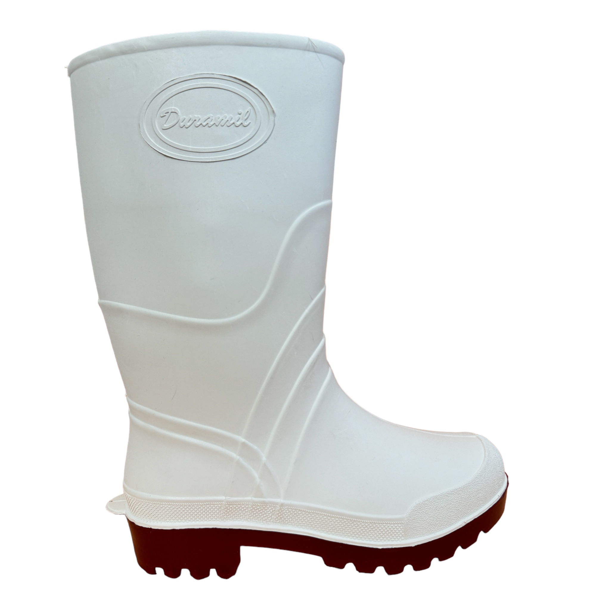 Bota De Lluvia Trueno Duramil Blanco.