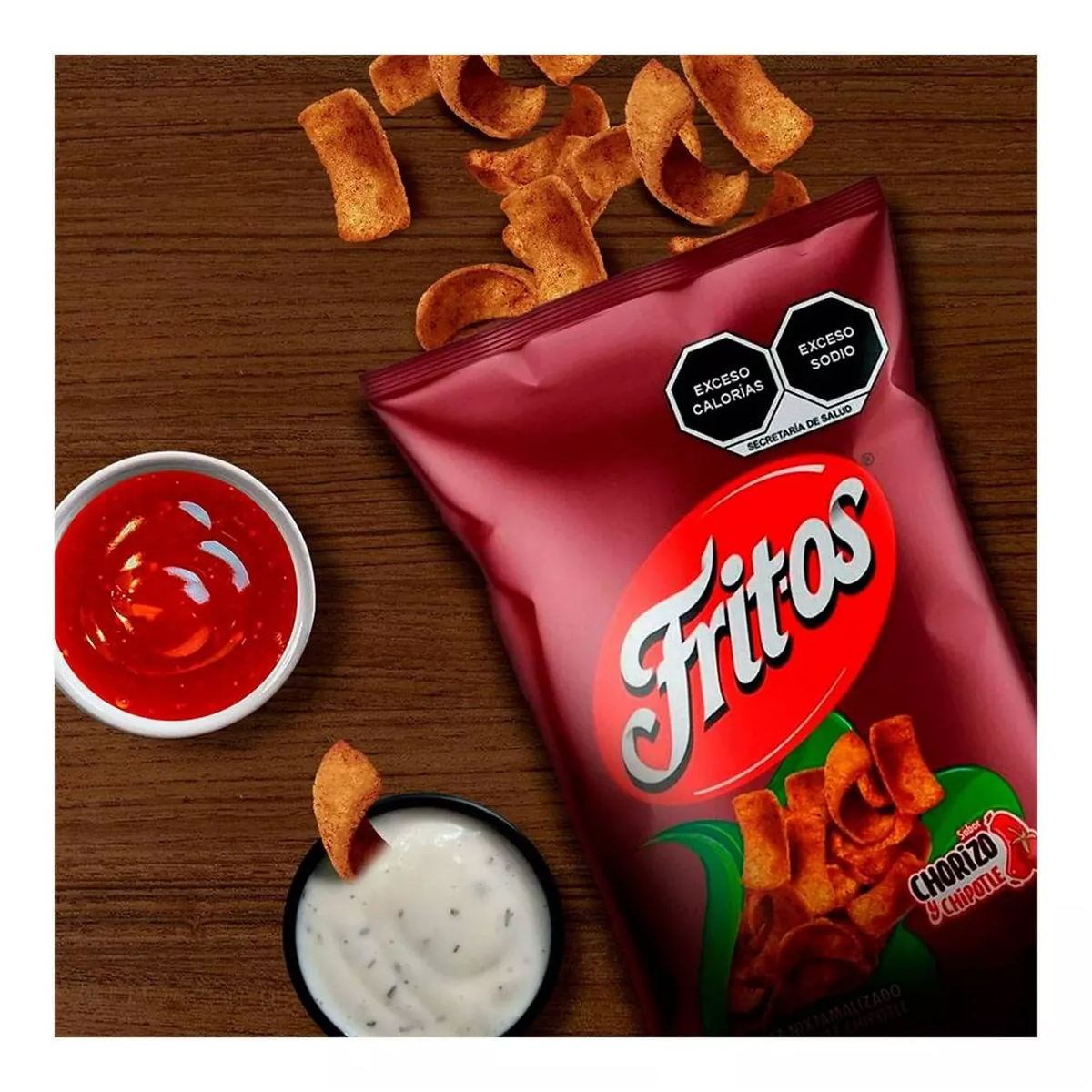 Sabritas Fritos Chorizo Y Chipotle 18 Piezas De 38 gramos c/u