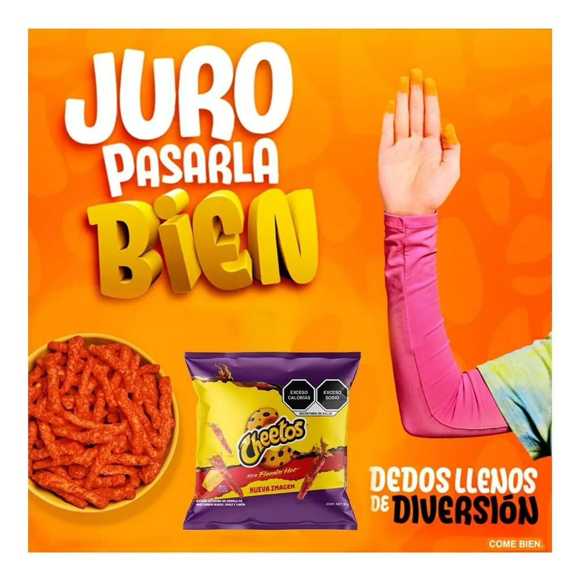 Sabritas Cheetos Flamin Hot 16 Piezas de 18 gramos c/u