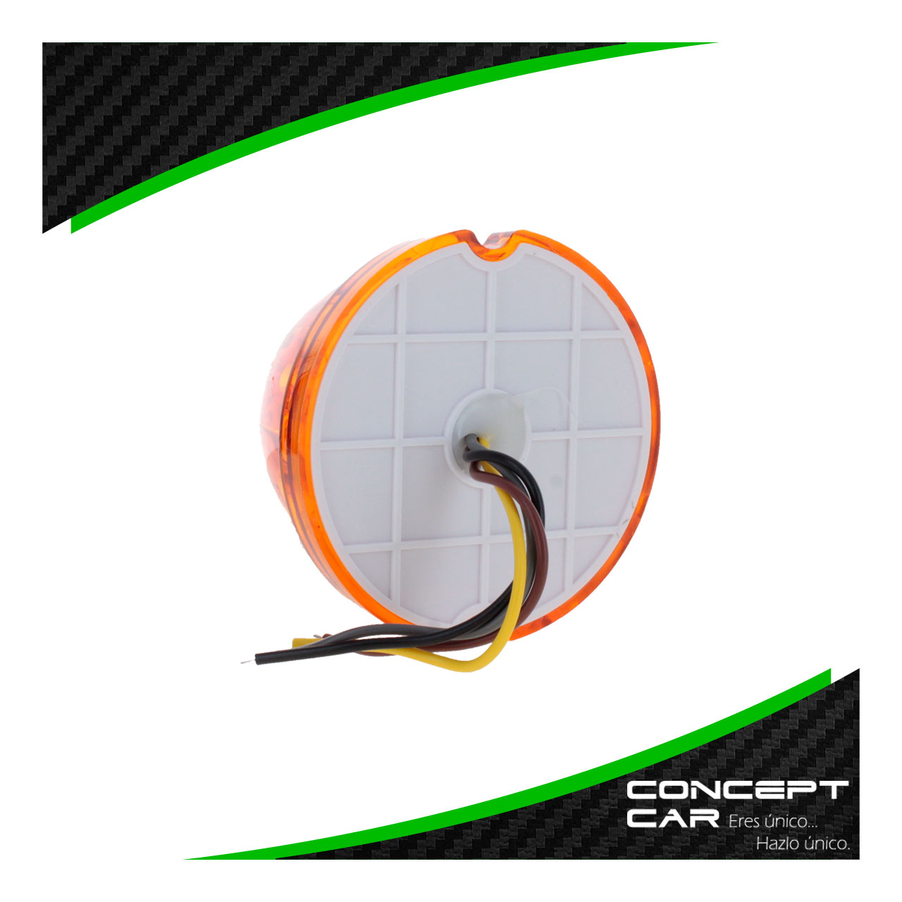 10 Plafon Redondo 7 Led Watermelon Punta Zepelin Pico 12-24v