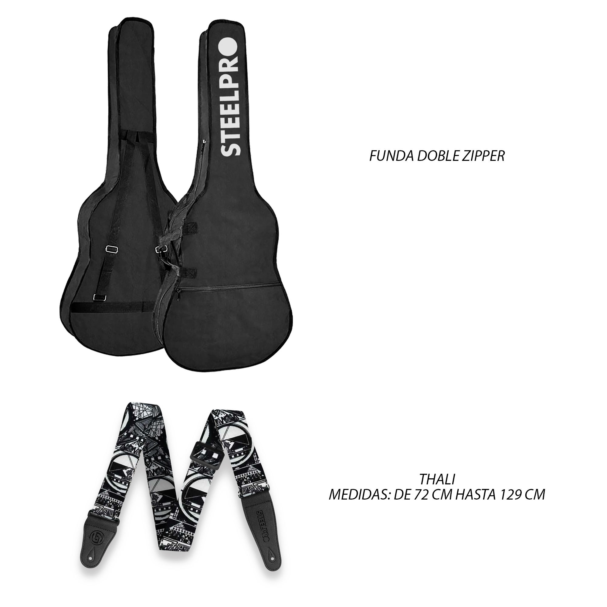 Paquete Bajo Electrico Jethro Series By Steelpro 503-sk