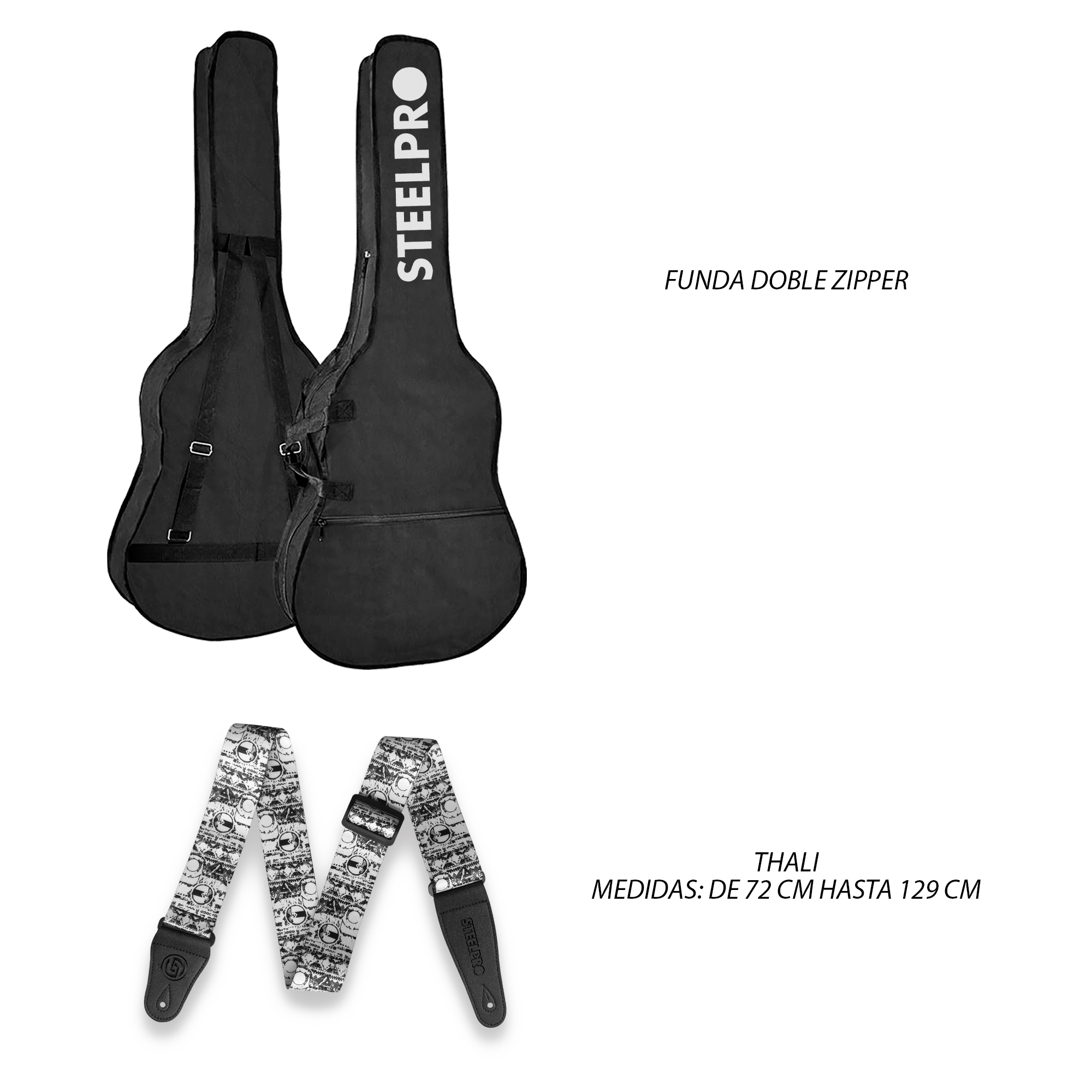 Paquete Bajo Electrico Jethro Series By Steelpro 506-sk