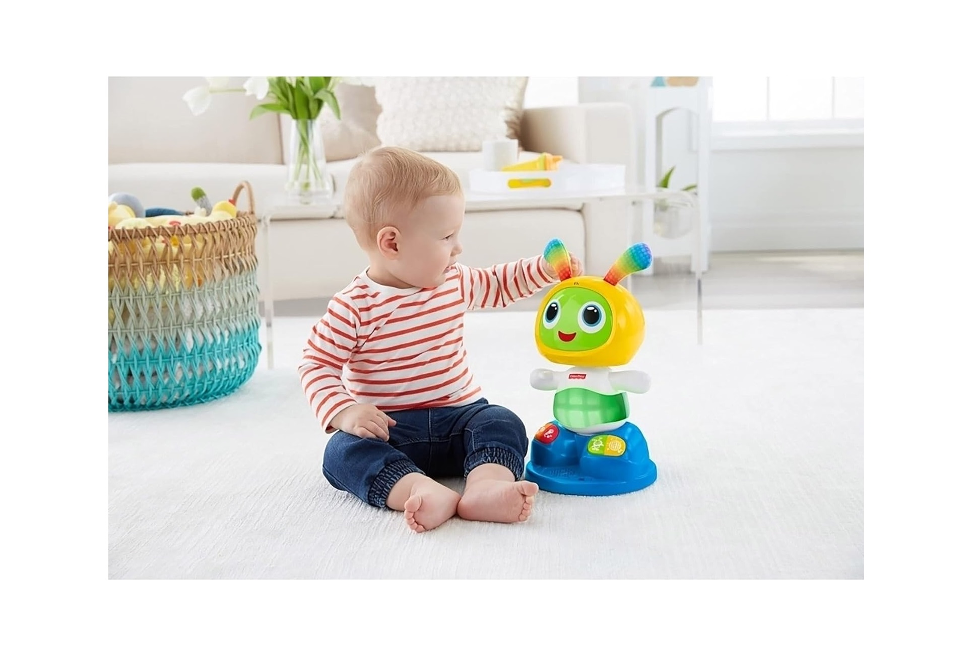 Fisher Price Bi Bot 360 Baila, Muevete y Aprende Más de 120 Canciones de Aprendizaje