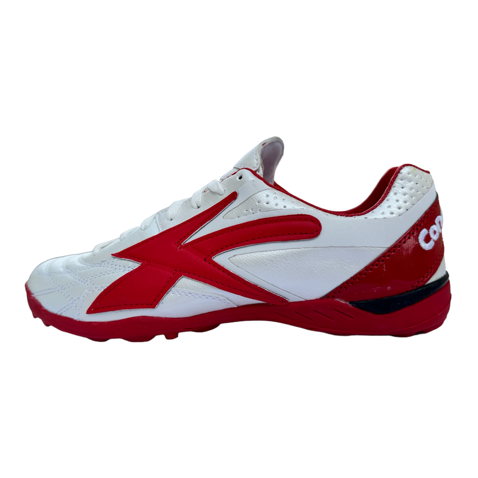 Tenis Concord Futbol Rápido Turf De Piel Blanco/Rojo S160qr.