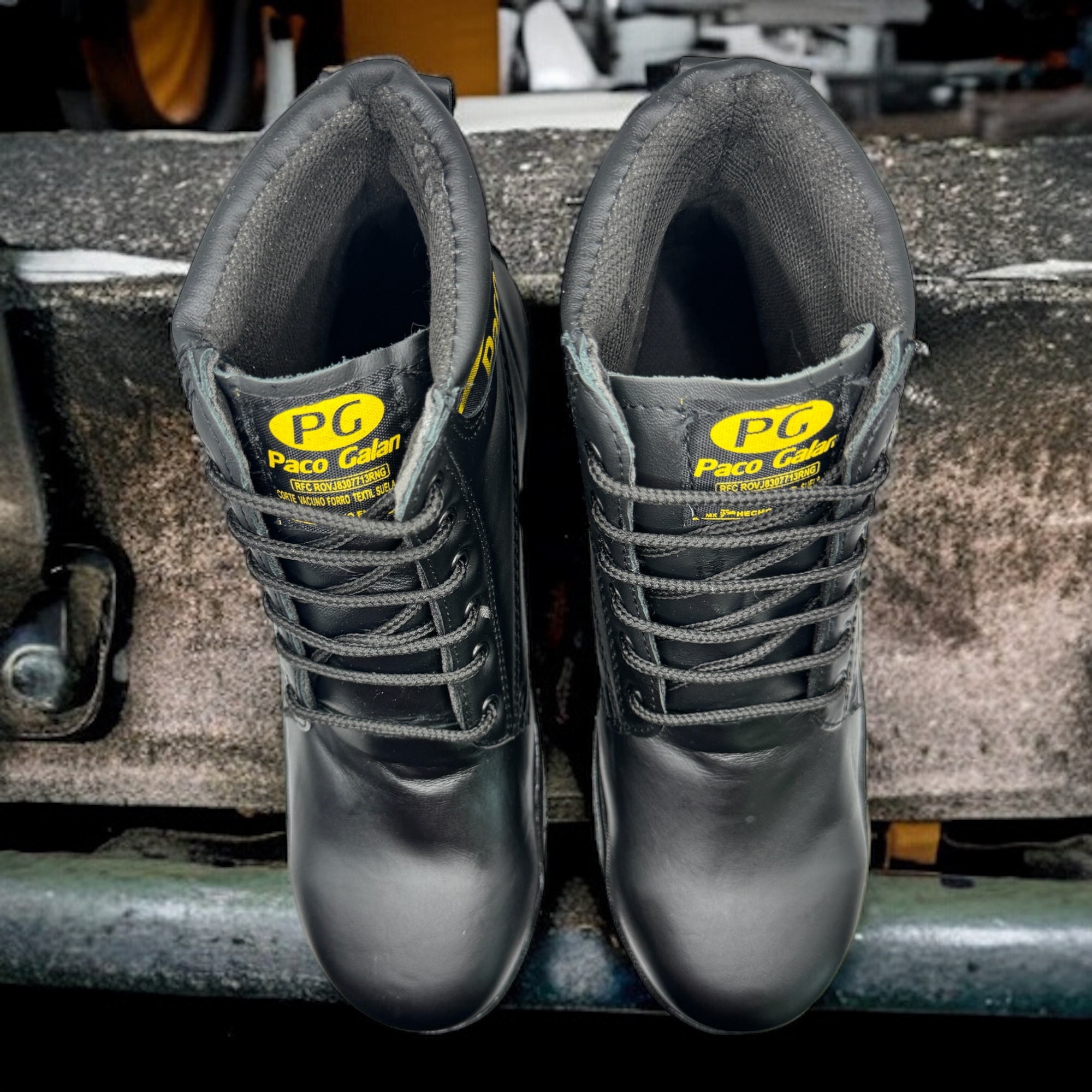 Botas Industriales Paco Galán 777 Negro Sin Casquillo.