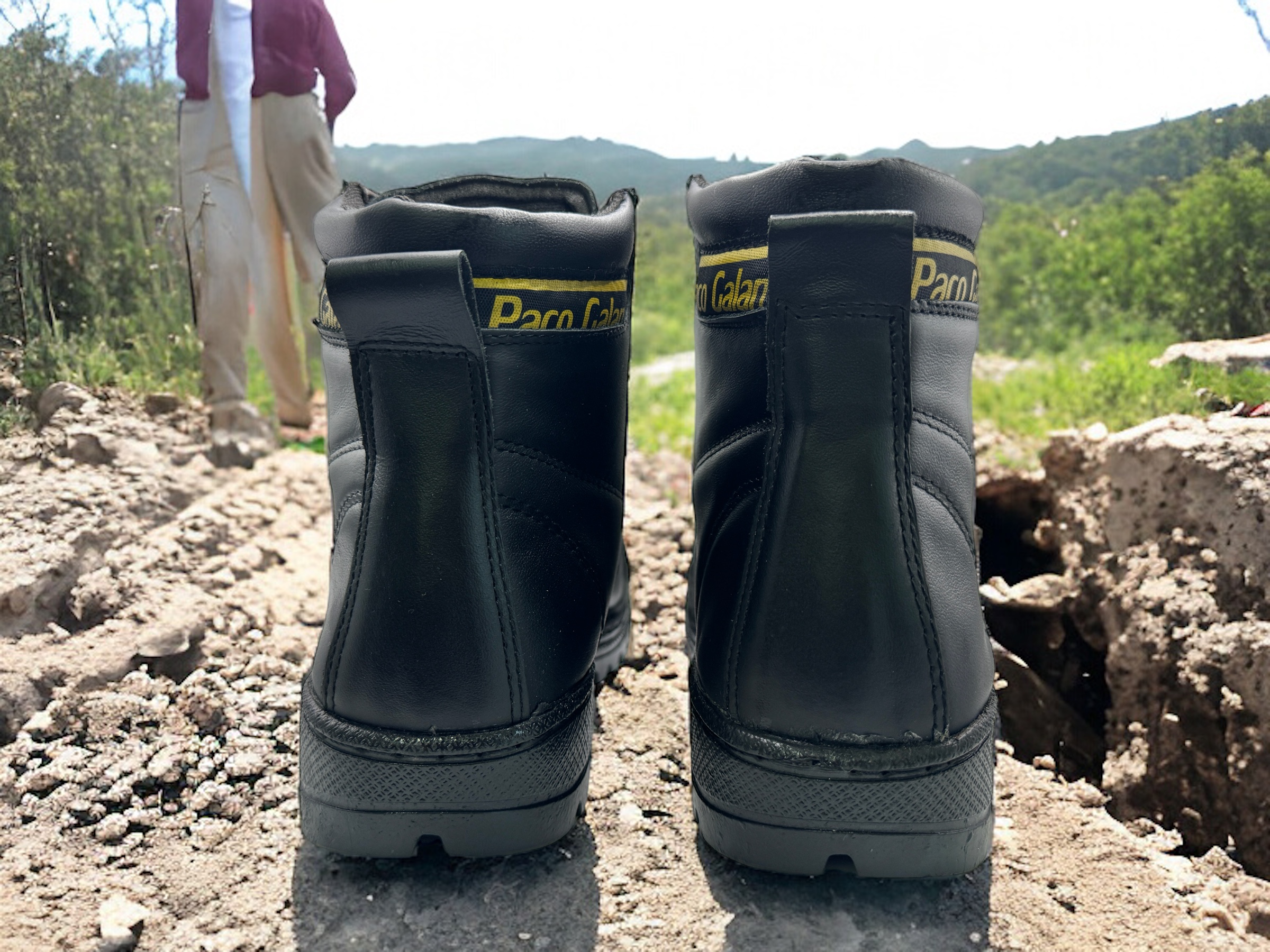 Botas Industriales Paco Galán 777 Negro Sin Casquillo.