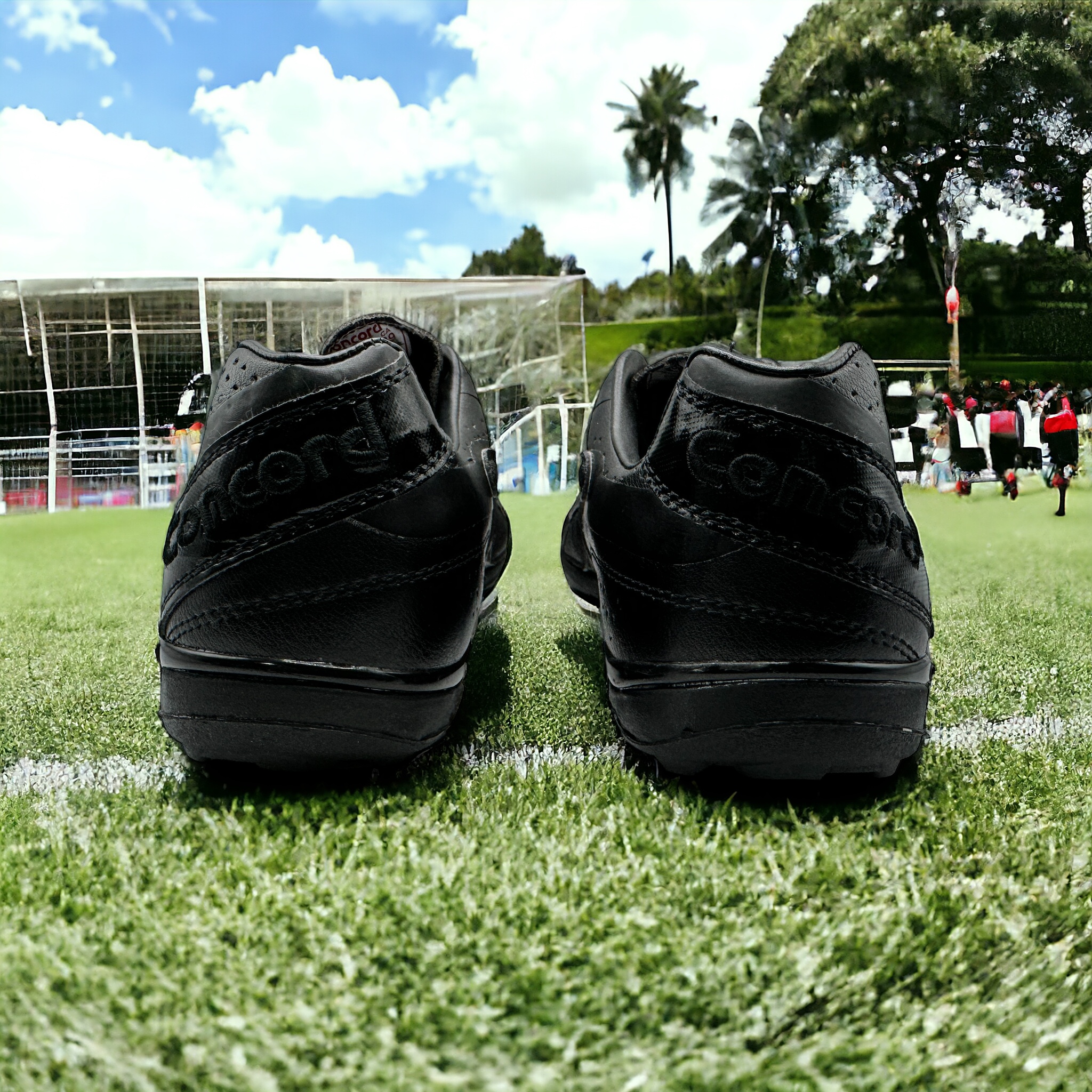 Tenis Concord Futbol Rápido Turf De Piel Negro/negro S160qg.