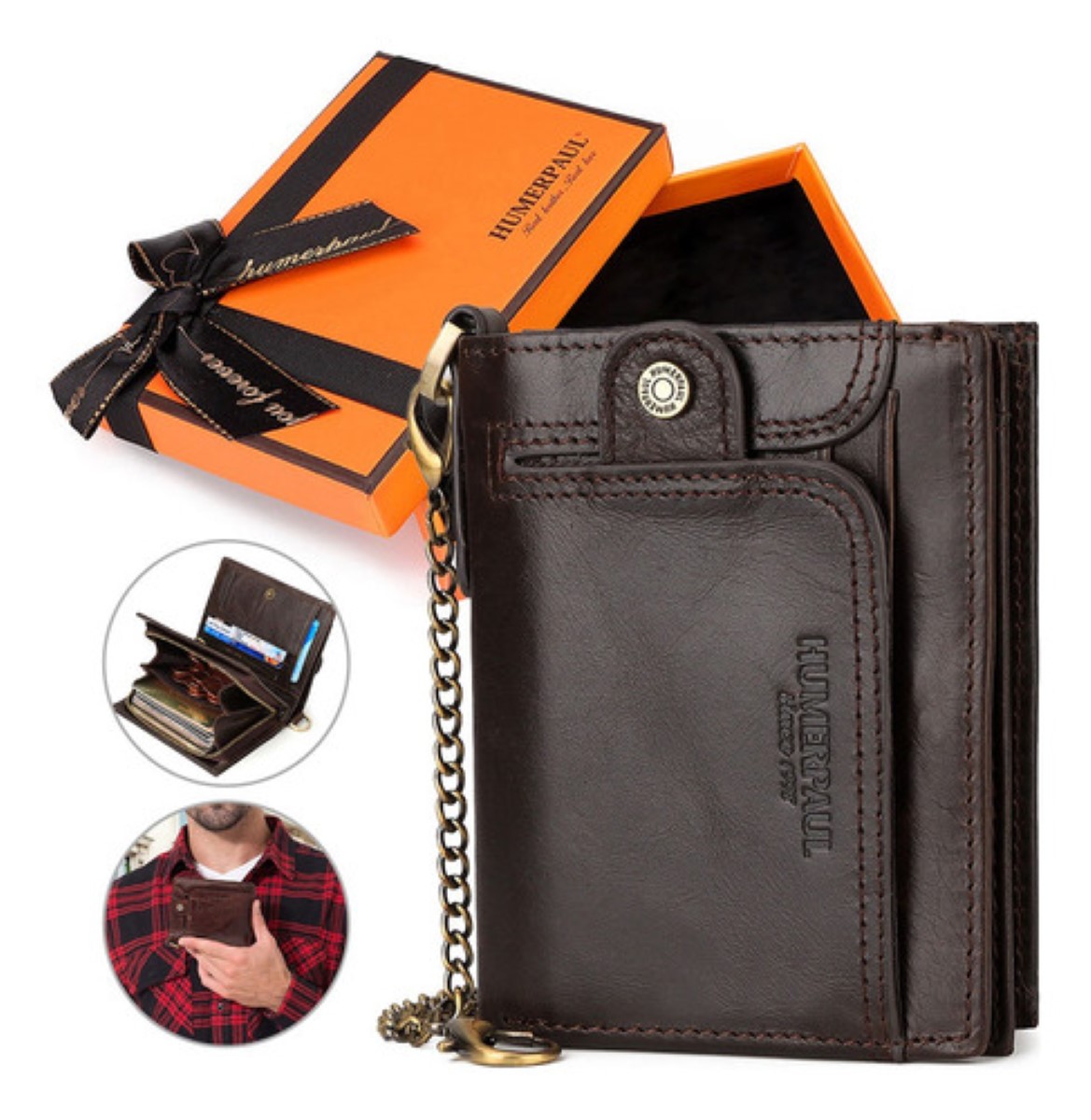 Wallet Cartera Tarjetera Hombre Cartera Vaquera Larga Para Hombre