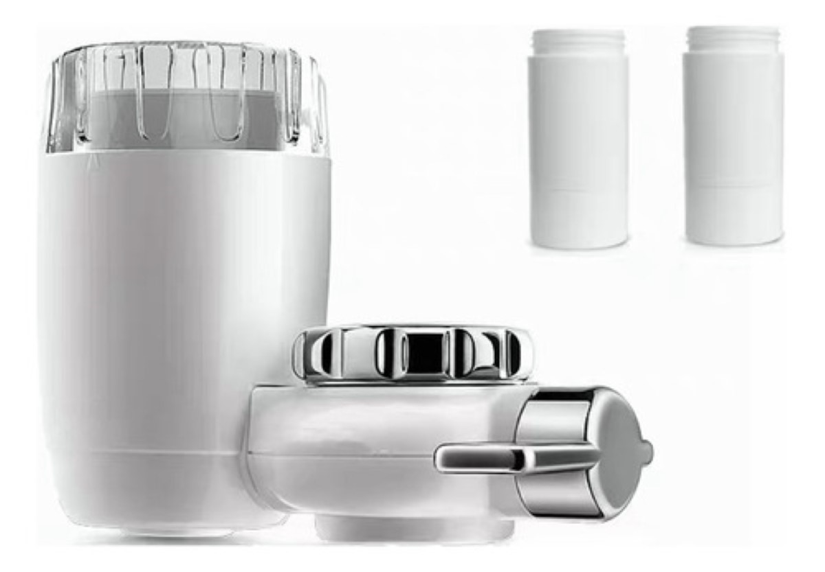 Filtro De Agua Hogar Mini -elimina Cloro/filtrante Adicional gris