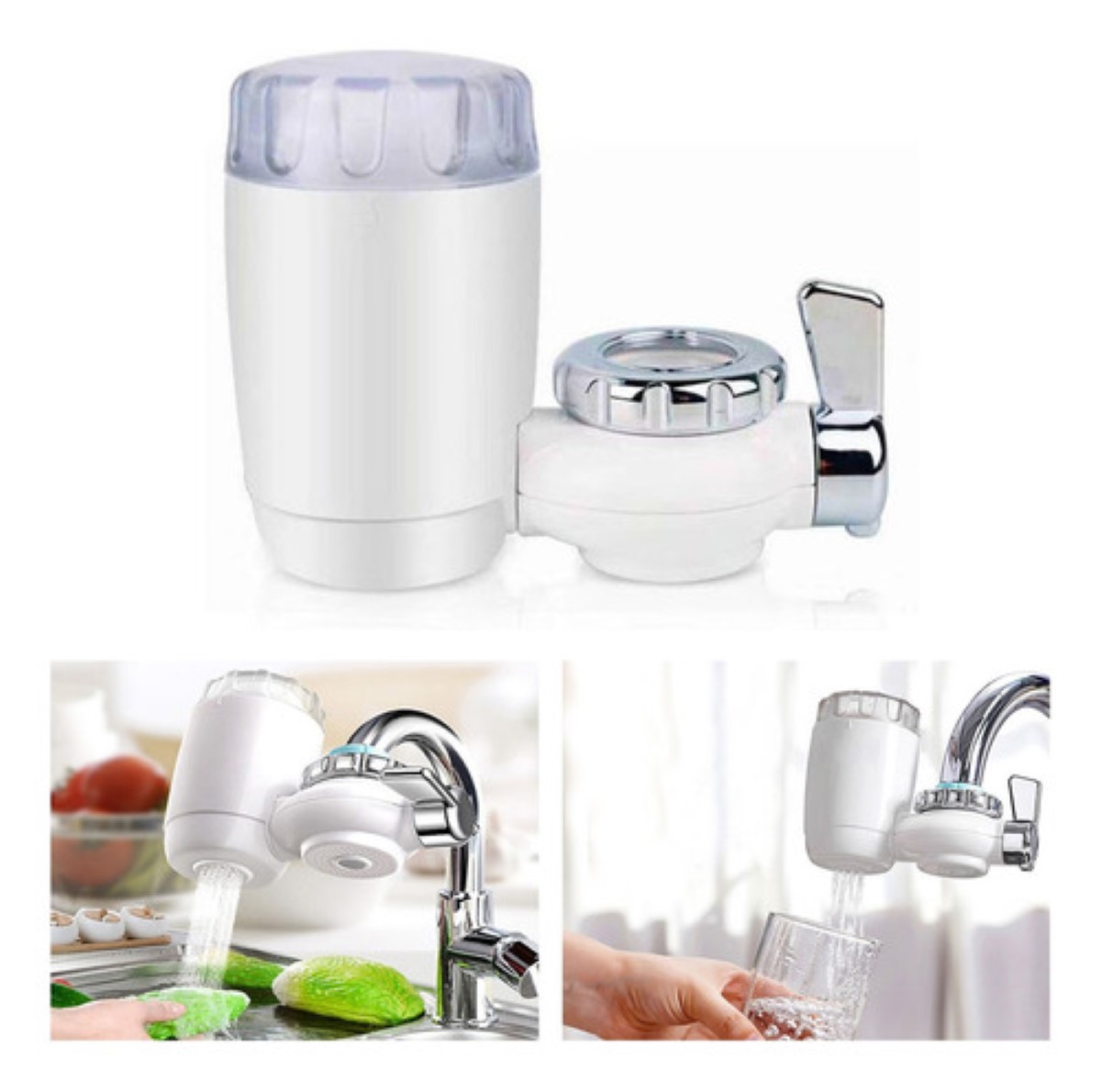 Purificador De Agua Filtro Integrado Hogar Filtro Roscado blanco