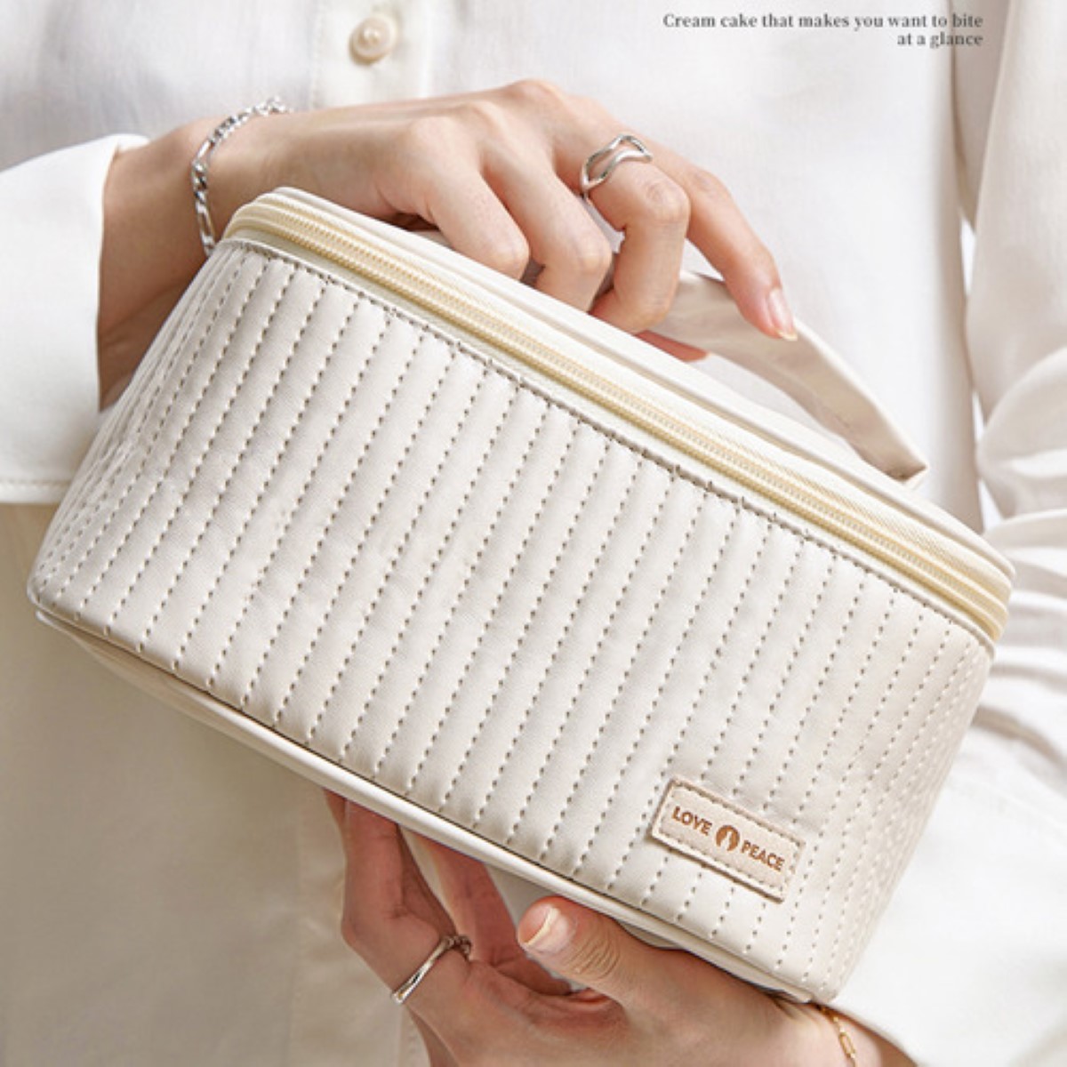 Cosmetiqueras De Viaje Neceser Maquillaje Organizador Set 2 rosa