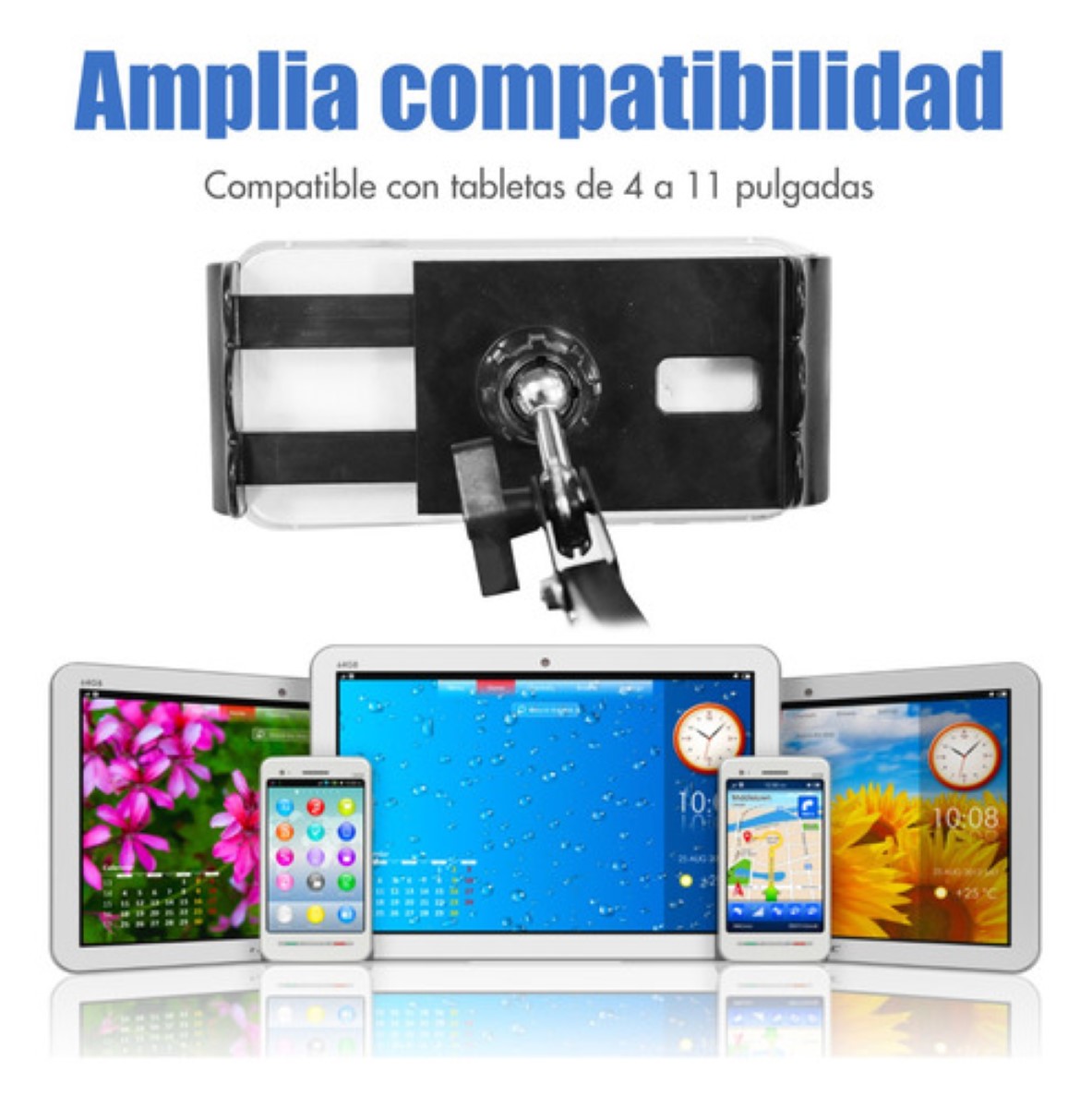 Soporte Para Celular iPad Tablet Ajustable Soporte Brazo negro