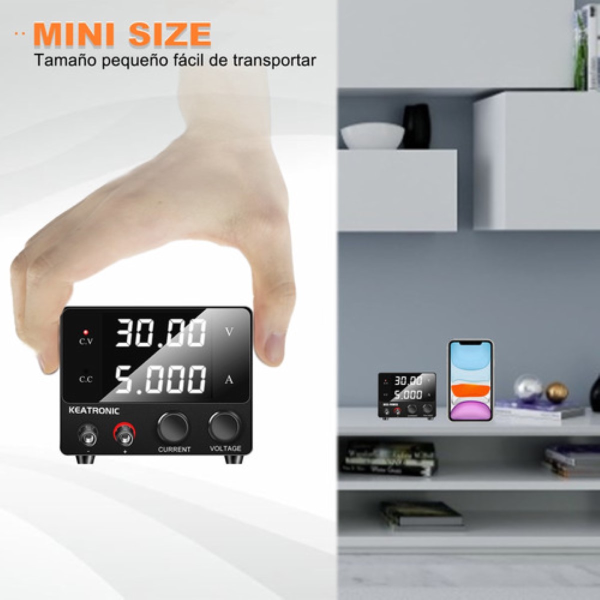 30v/5a Fuente Alimentación Regulable Laboratorio negro