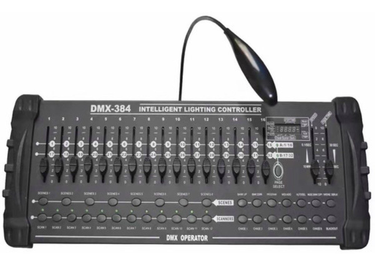 Controlador Canales Luces Dj Consola 512 240 Escena Negro