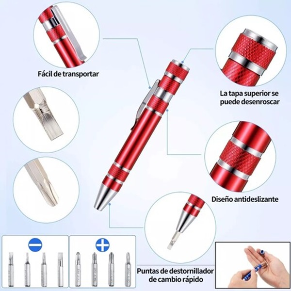Kit De Soldador Eléctrico C/herramientas, Puntas, Multímetro Locsee