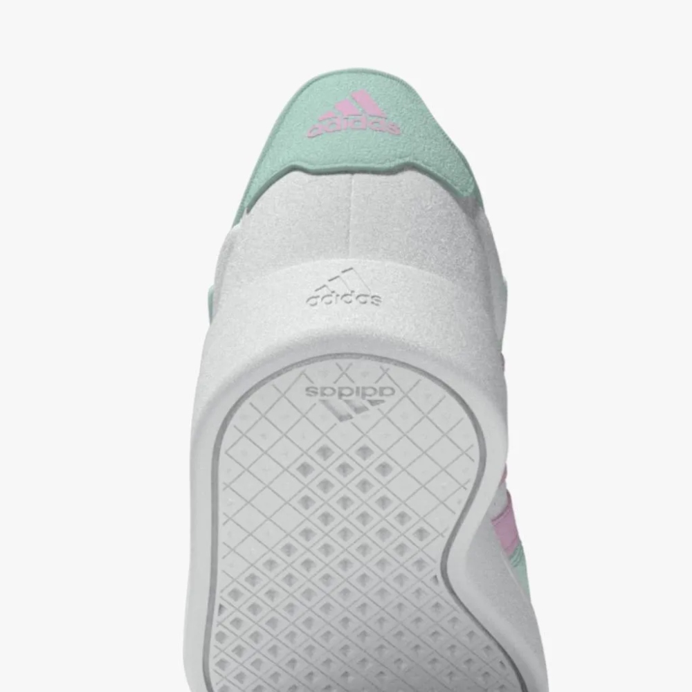 Tenis Casual Adidas Breaknet 2.0 EL K Blanco/Verde/Rosa IF6207 Niña.