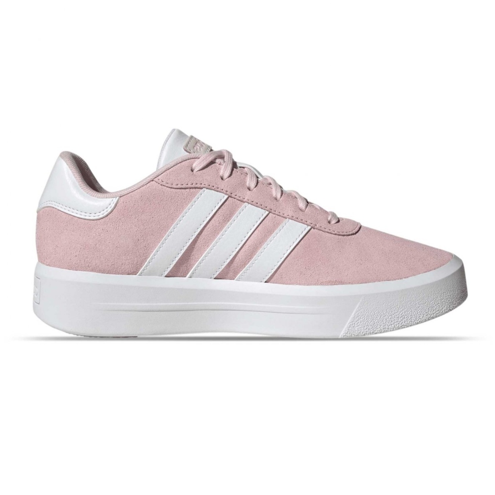Tenis Casual Adidas Court Platform Suede Rosa IG8614 Mujer