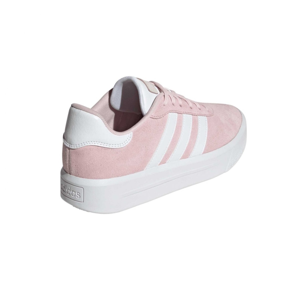 Tenis Casual Adidas Court Platform Suede Rosa IG8614 Mujer