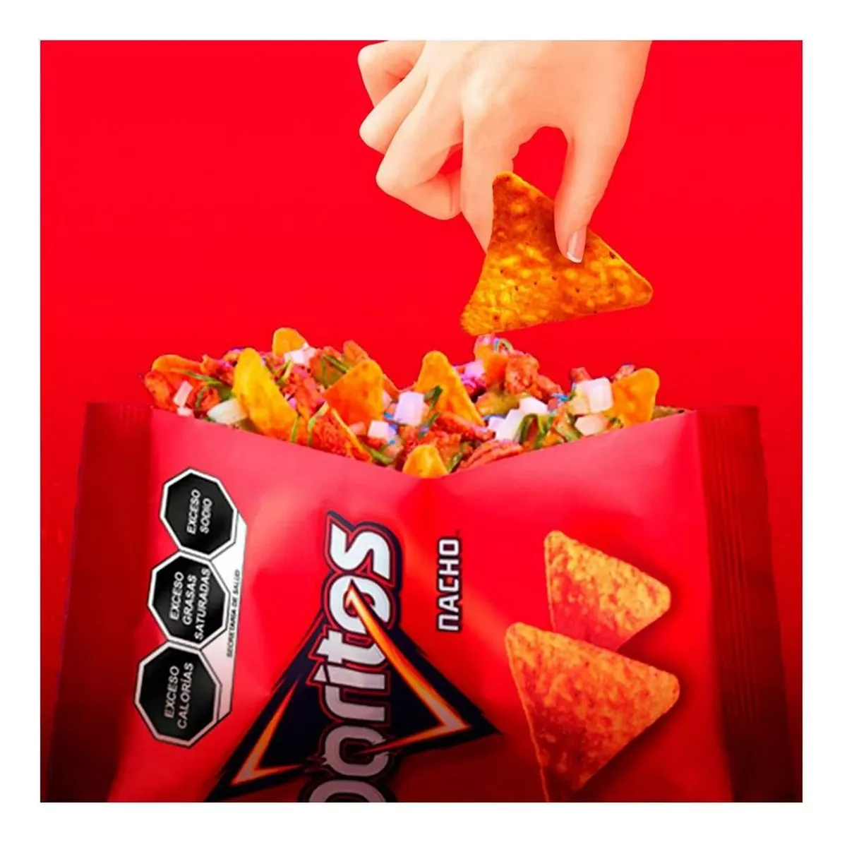 Sabritas Doritos Nacho 12 Piezas de 23 gramos c/u