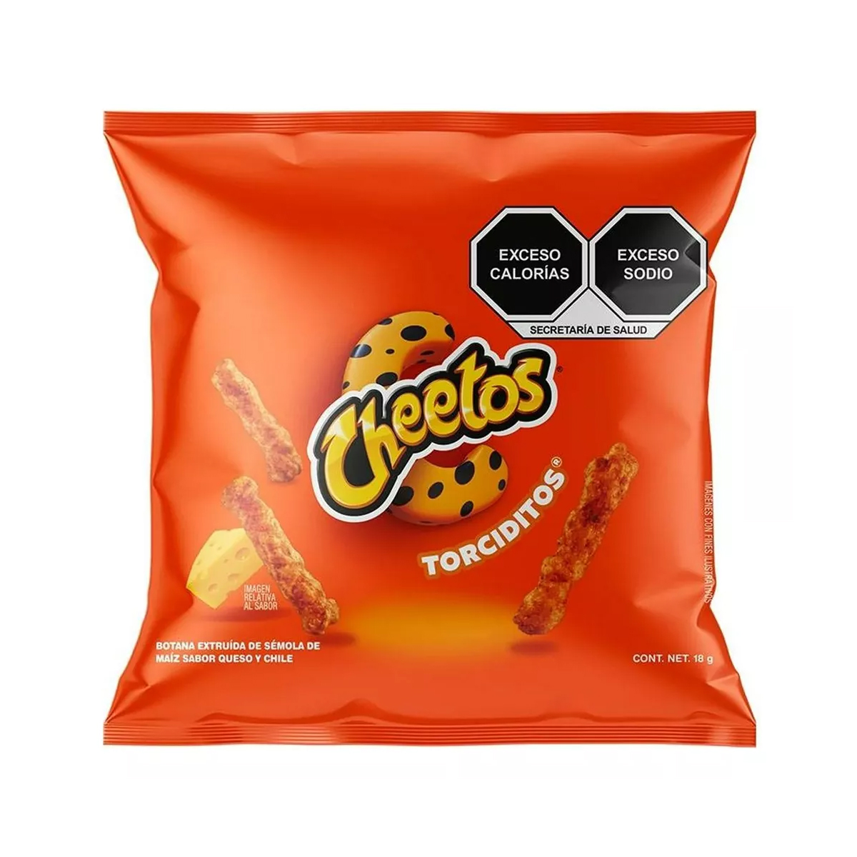 Sabritas Cheetos Torciditos 12 Piezas de 18 gramos c/u