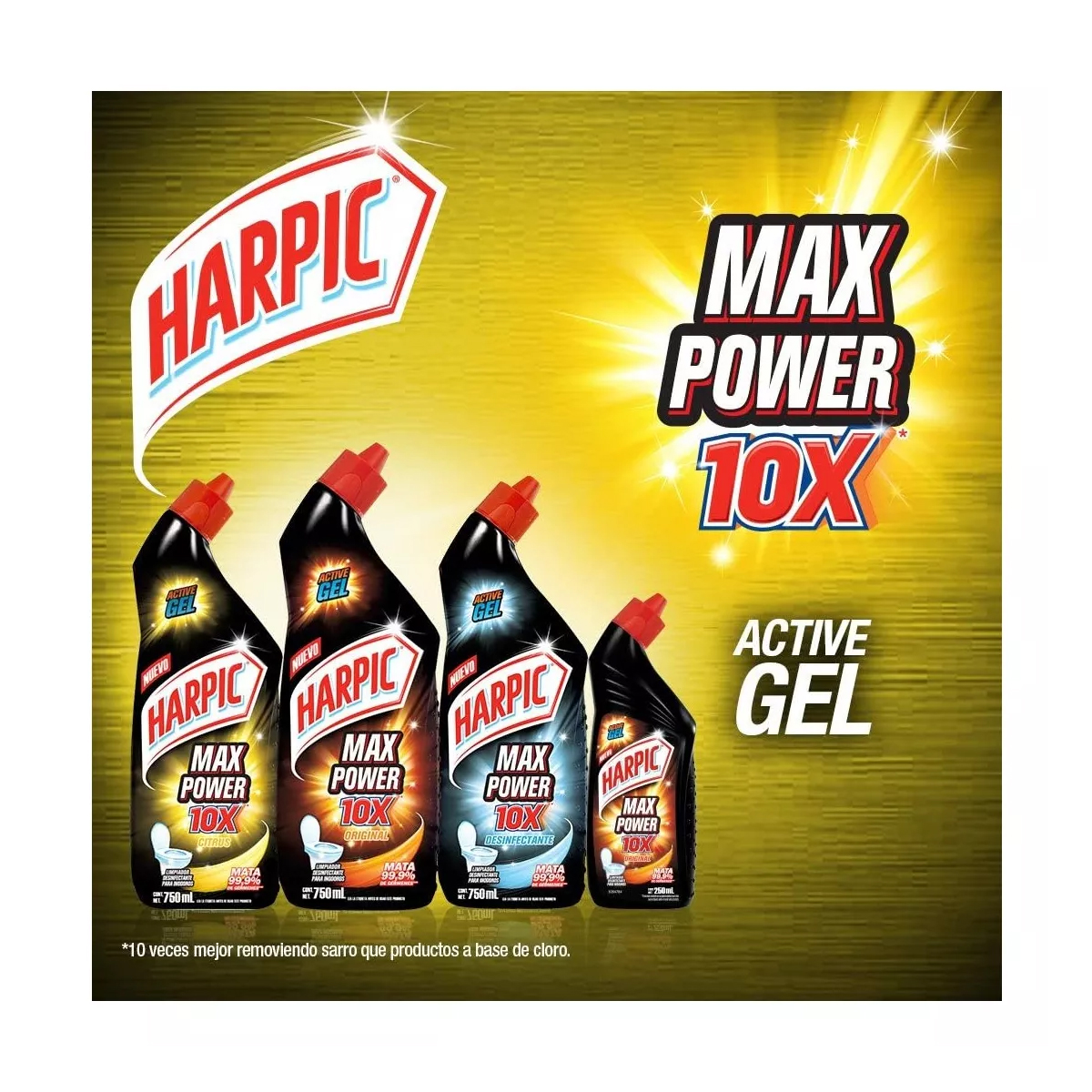 Harpic Limpiador Power Ultra Citrus 2 Piezas