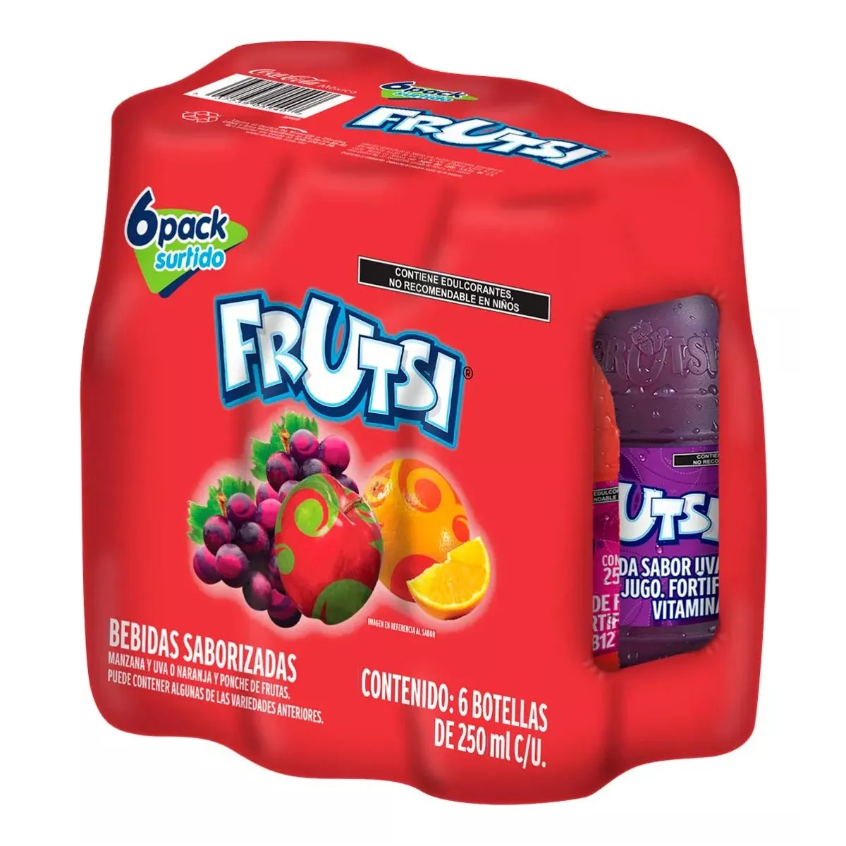Frutsi Sabores Surtidos - Pack con 6 Piezas de 250 ml c/u