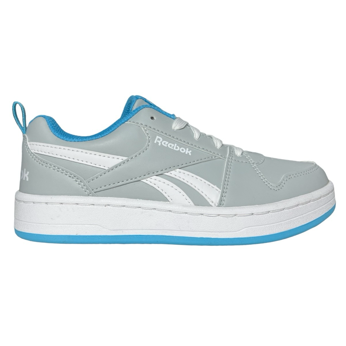 Tenis Reebok Royal Prime 2.0 Gris/Azul de niños - Originales y nuevos 
