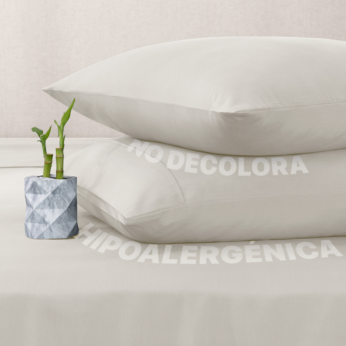 Sábanas Queen Size De Bambú / Bamboo Ultra Suaves Y Frescas Beige ESQUIMAL
