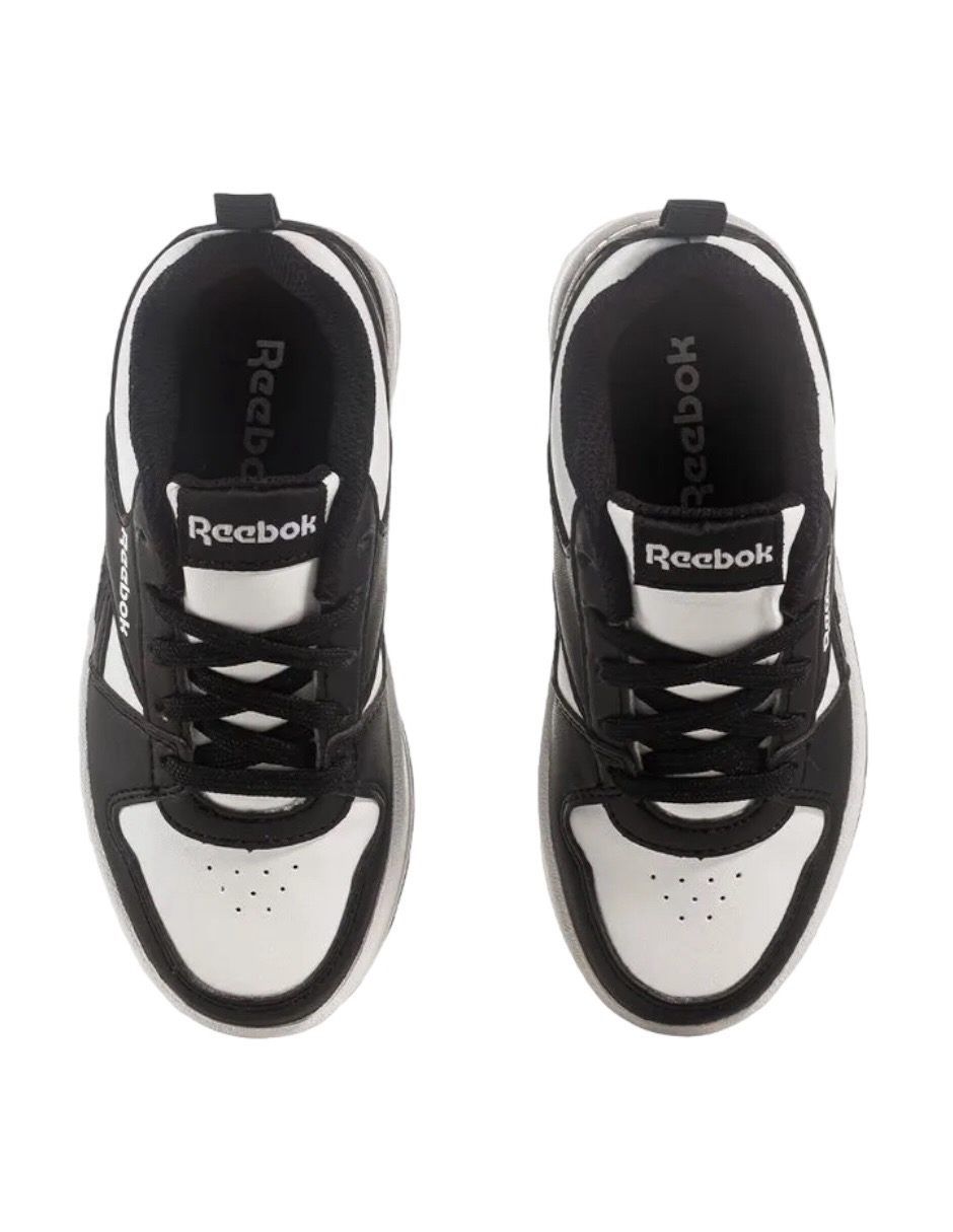 Tenis Reebok Royal Prime 2.0 Negro/Blanco de niños - Originales y nuevos 