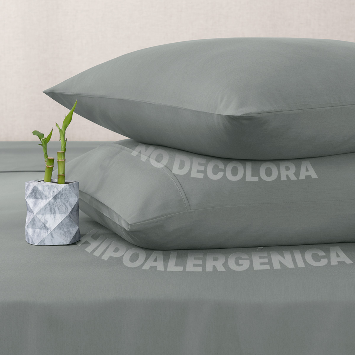 Sábanas Queen Size De Bambú / Bamboo Ultra Suaves Y Frescas Gris ESQUIMAL.