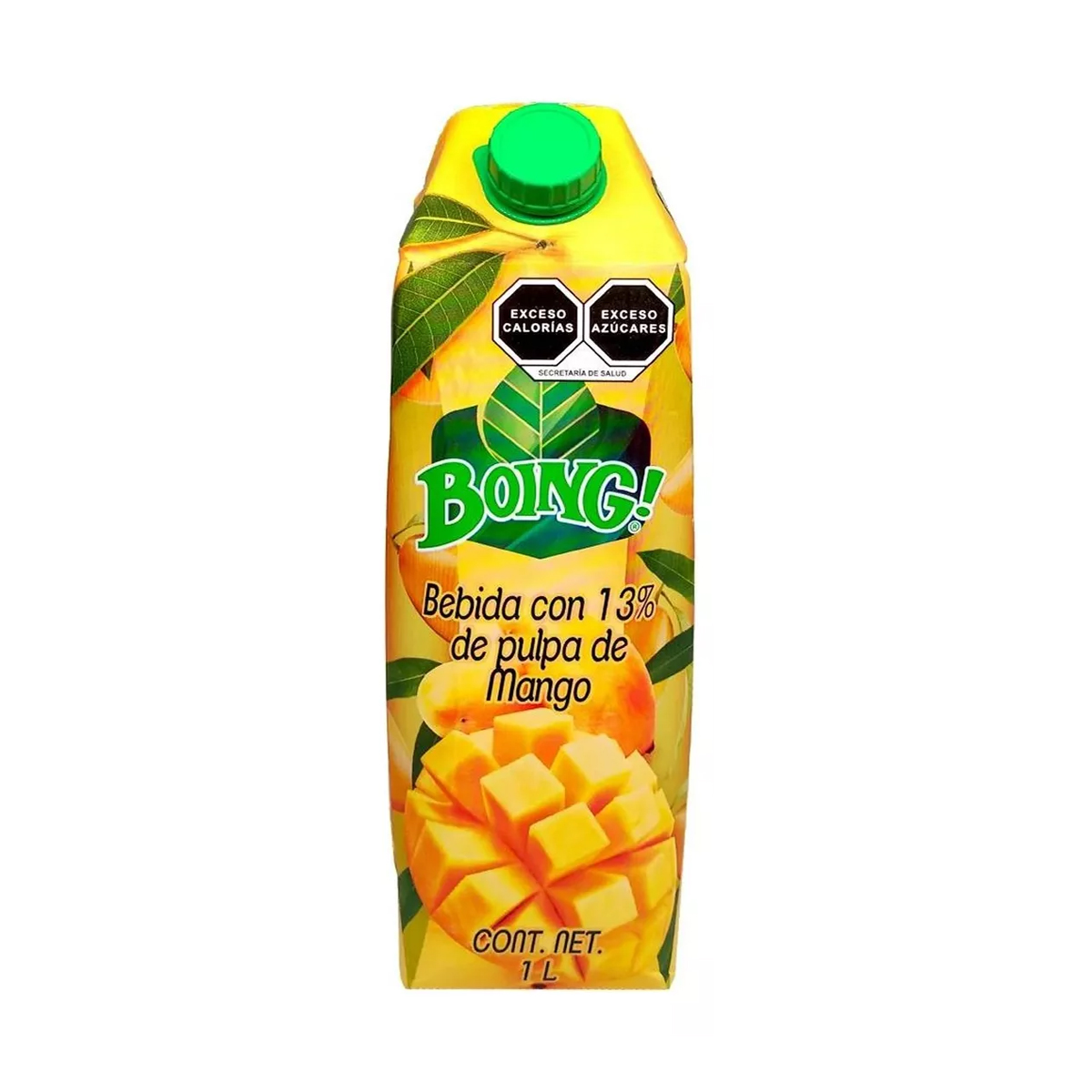 Bebida Boing 1 Litro Sabor Mango - 6 Piezas
