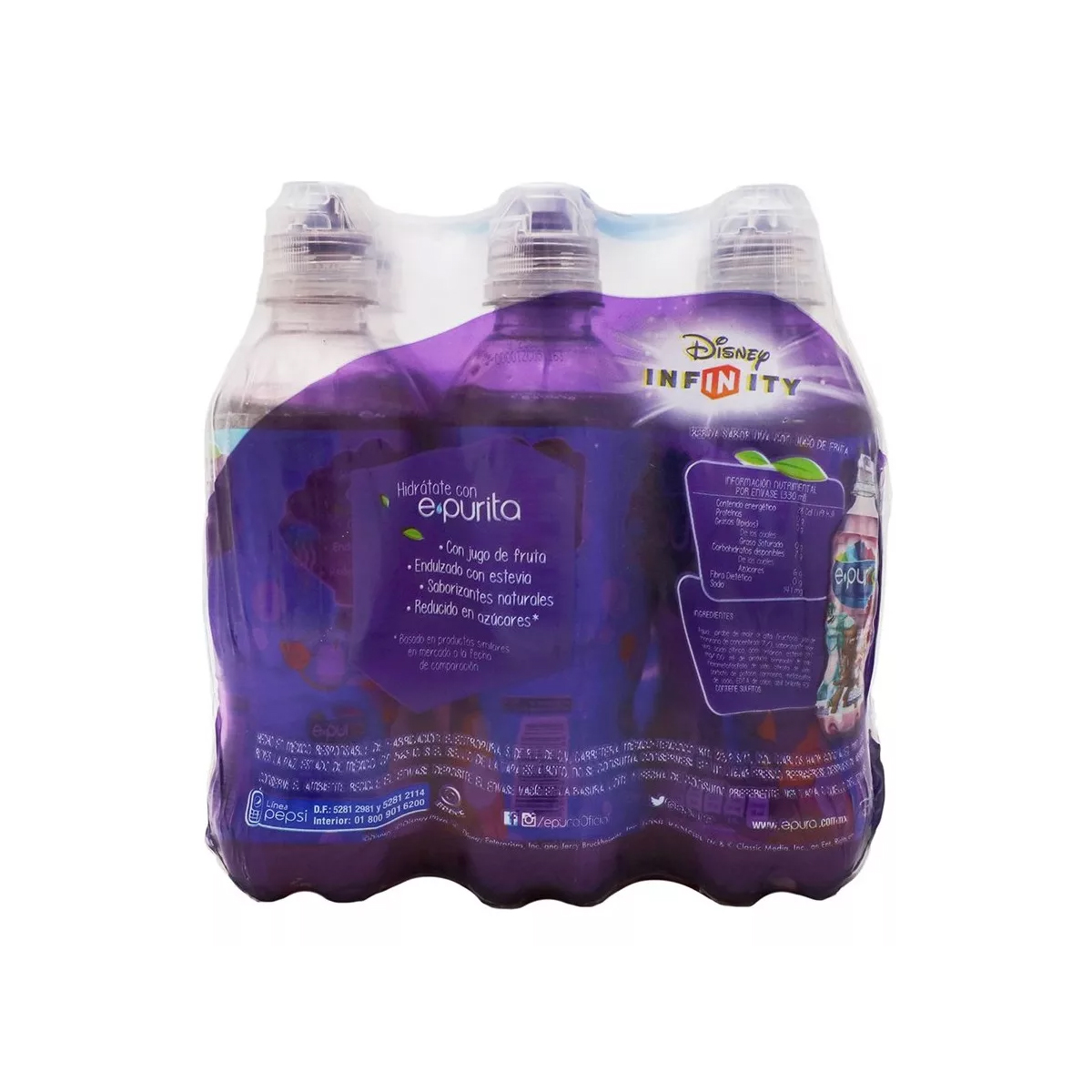 Epurita Agua con Jugo de Uva - 12 Piezas