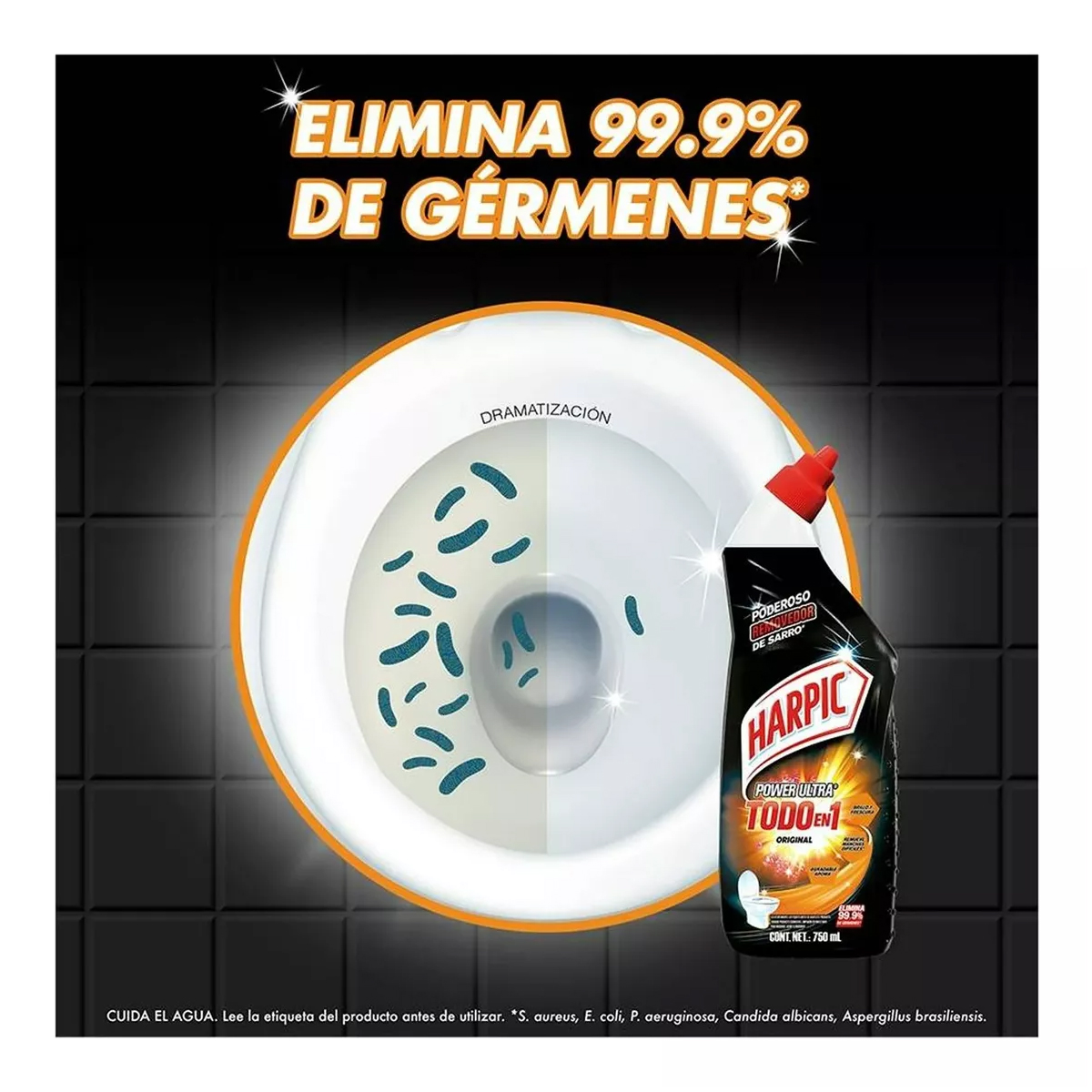 Harpic Limpiador Todo En Uno 4 Piezas