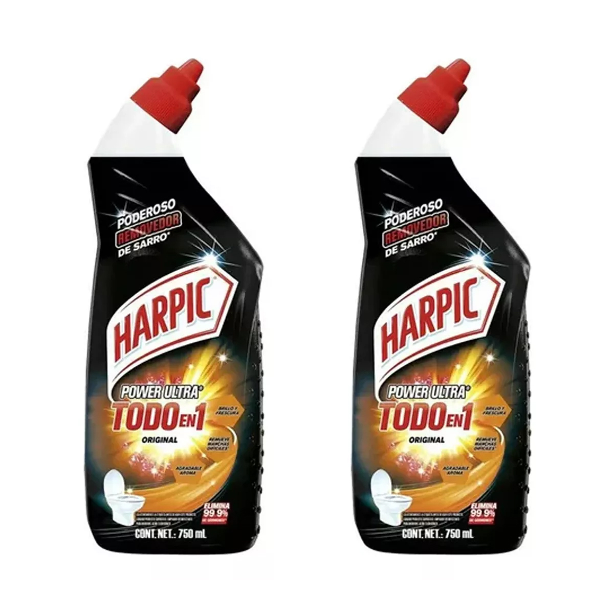Harpic Limpiador Todo En Uno  2 Piezas