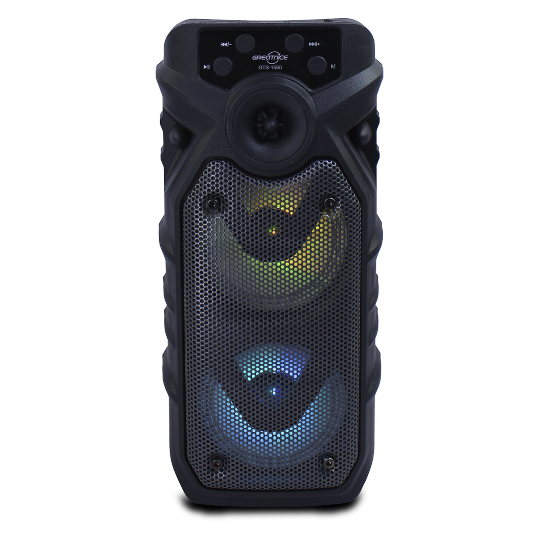 Bocina Bluetooth Greatinice 3x2 Pulgadas Con Luz Led