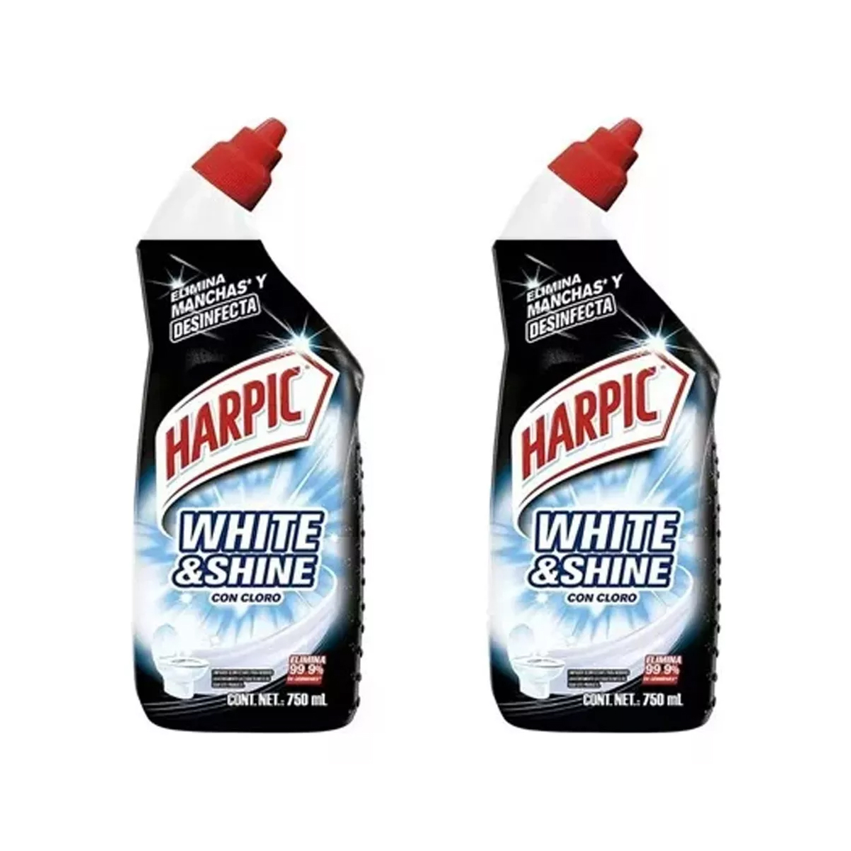 Harpic Limpiador White & Shine 2 Piezas