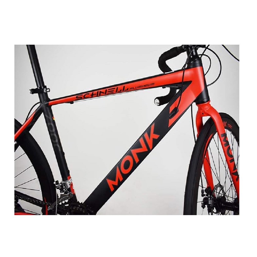 Bicicleta De Ruta Schnell Rodada 700 Shimano Color Rojo