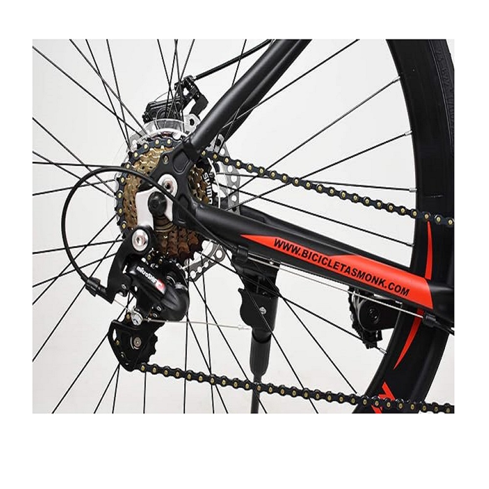 Bicicleta De Ruta Schnell Rodada 700 Shimano Color Rojo