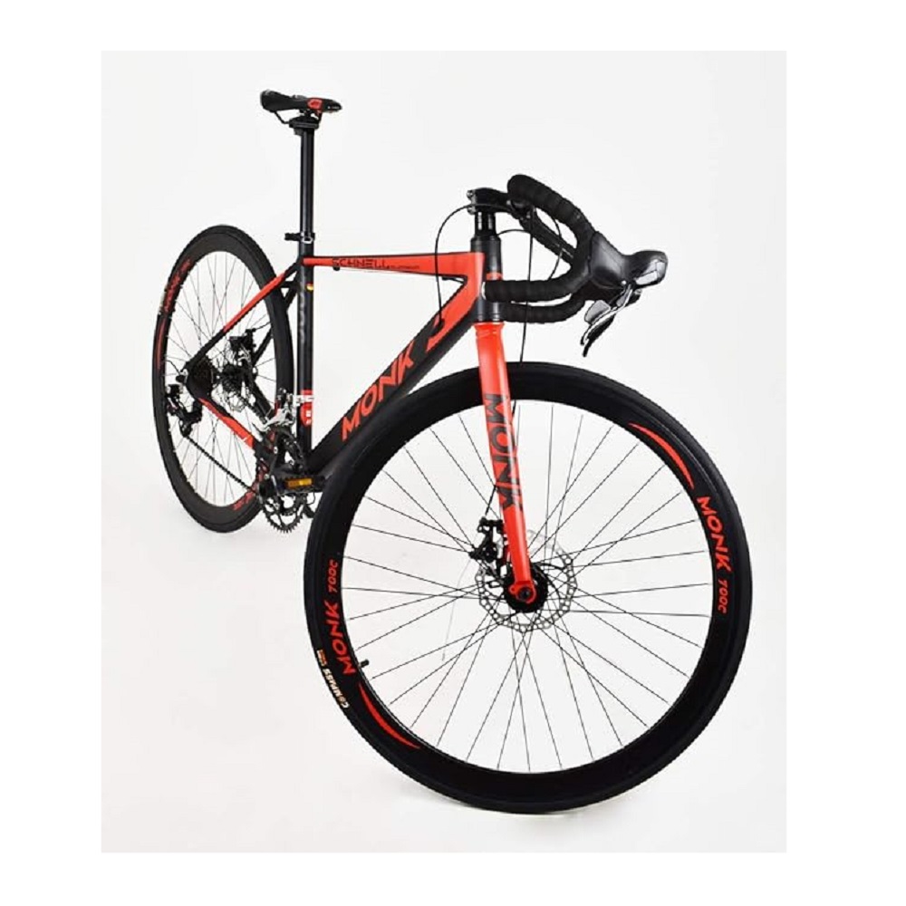Bicicleta De Ruta Schnell Rodada 700 Shimano Color Rojo