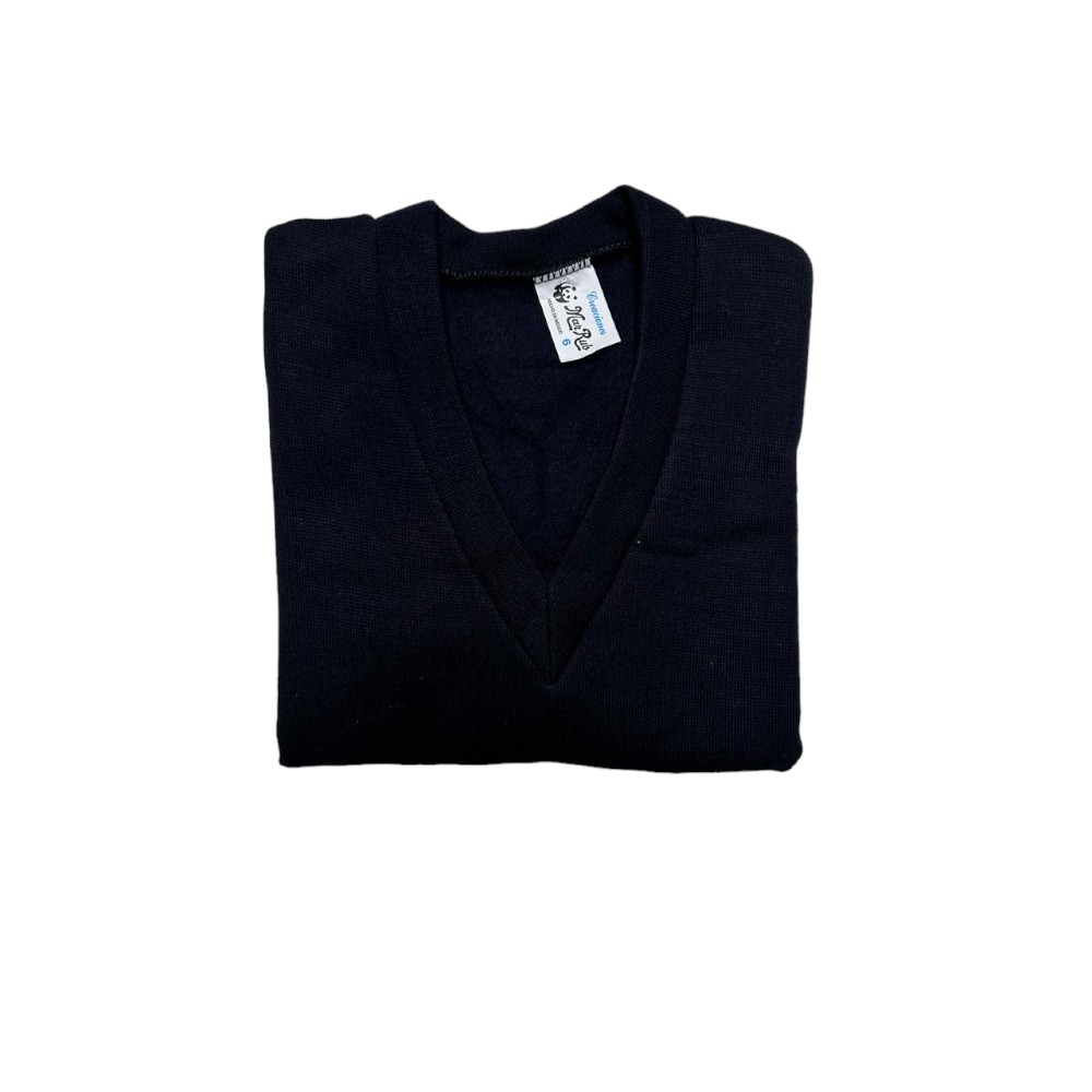 Suéter Escolar Punto De Roma Azul Marino Niño 4 A 10 años