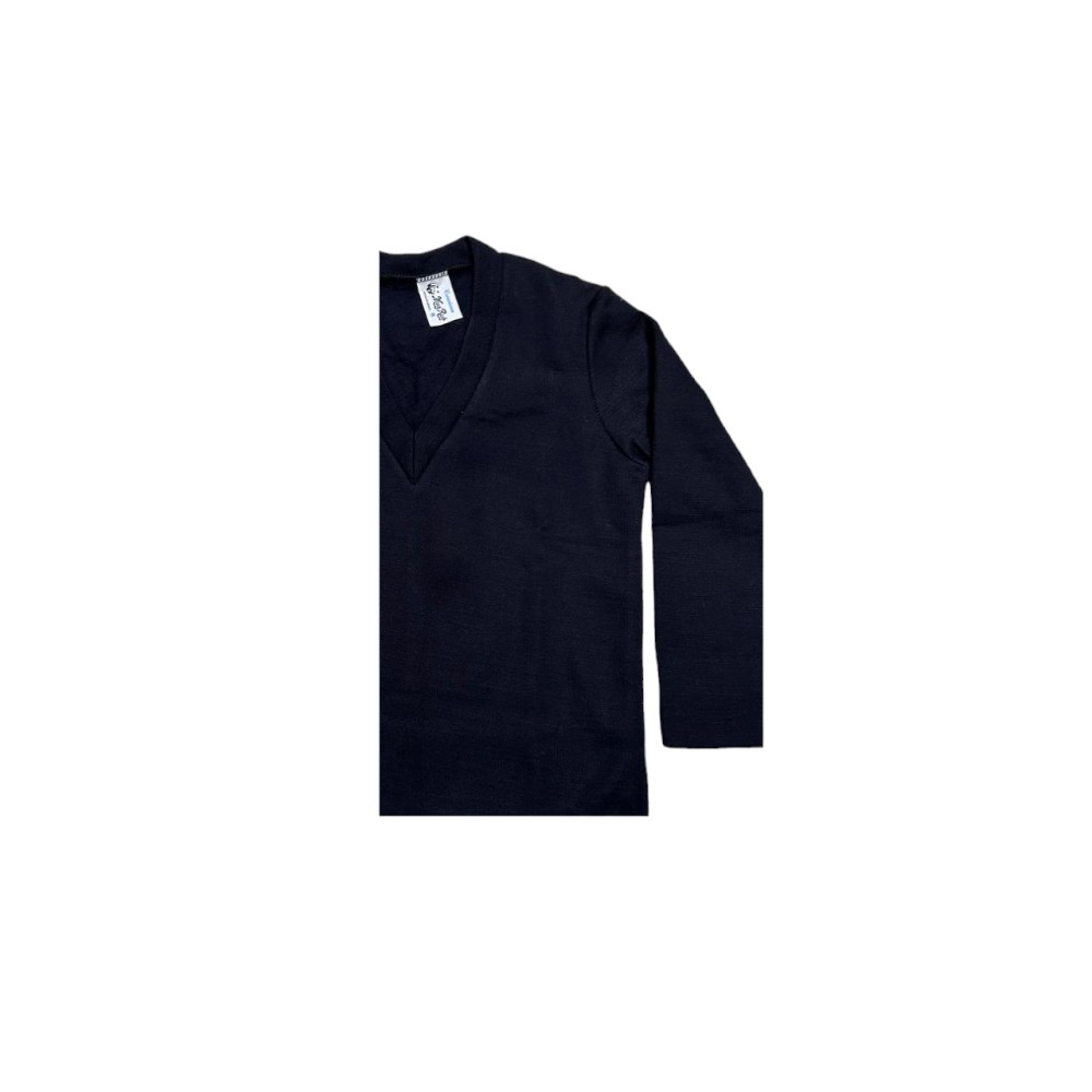 Suéter Escolar Punto De Roma Azul Marino Niño 4 A 10 años