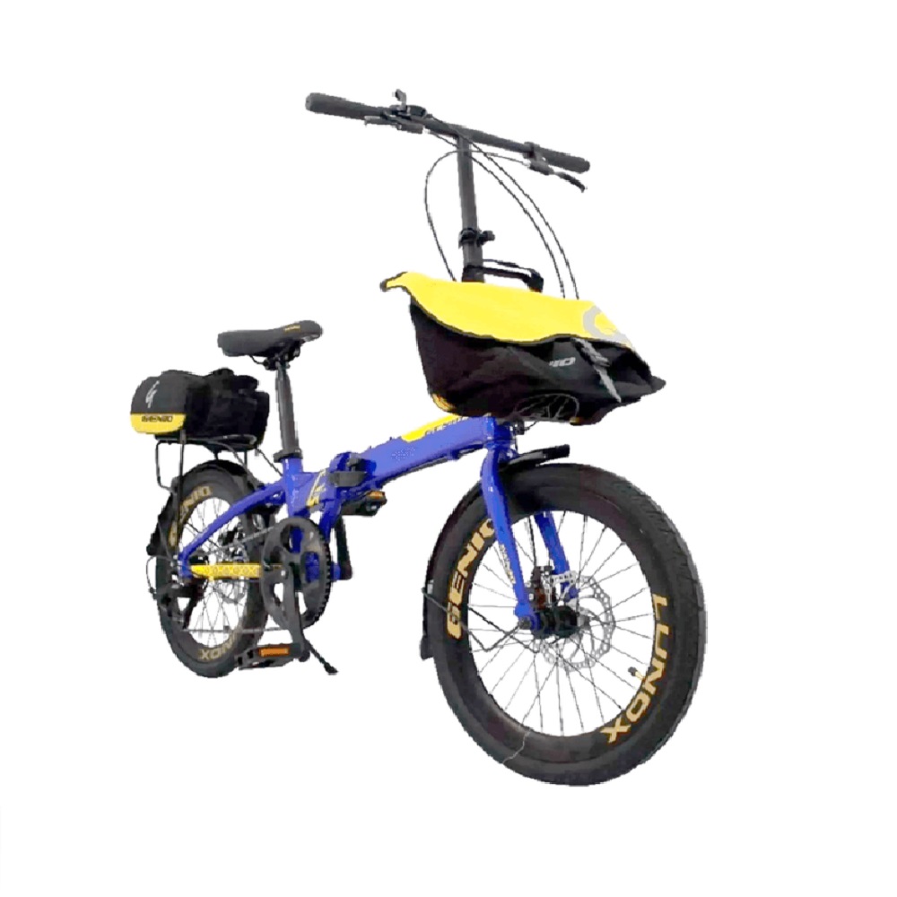 Bicicleta Genio Plegable Aluminio Con Frenos De Disco R20