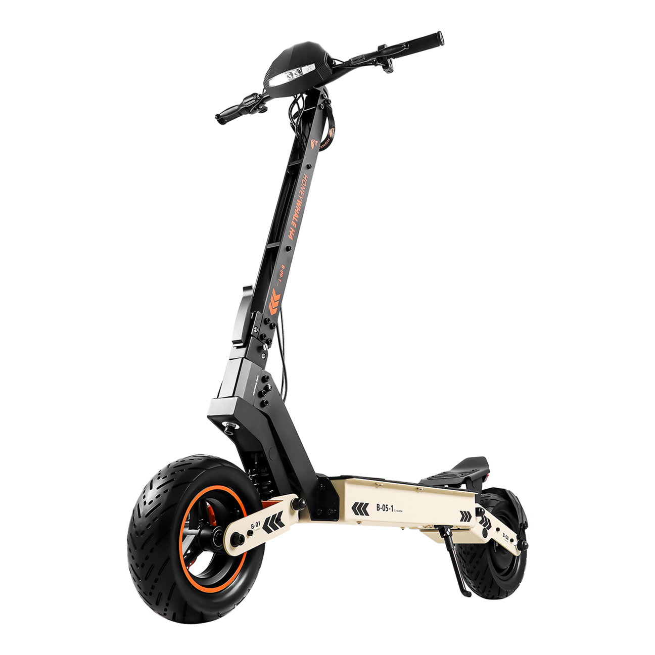 Scooter Eléctrico Honey Whale H4 Naranja.